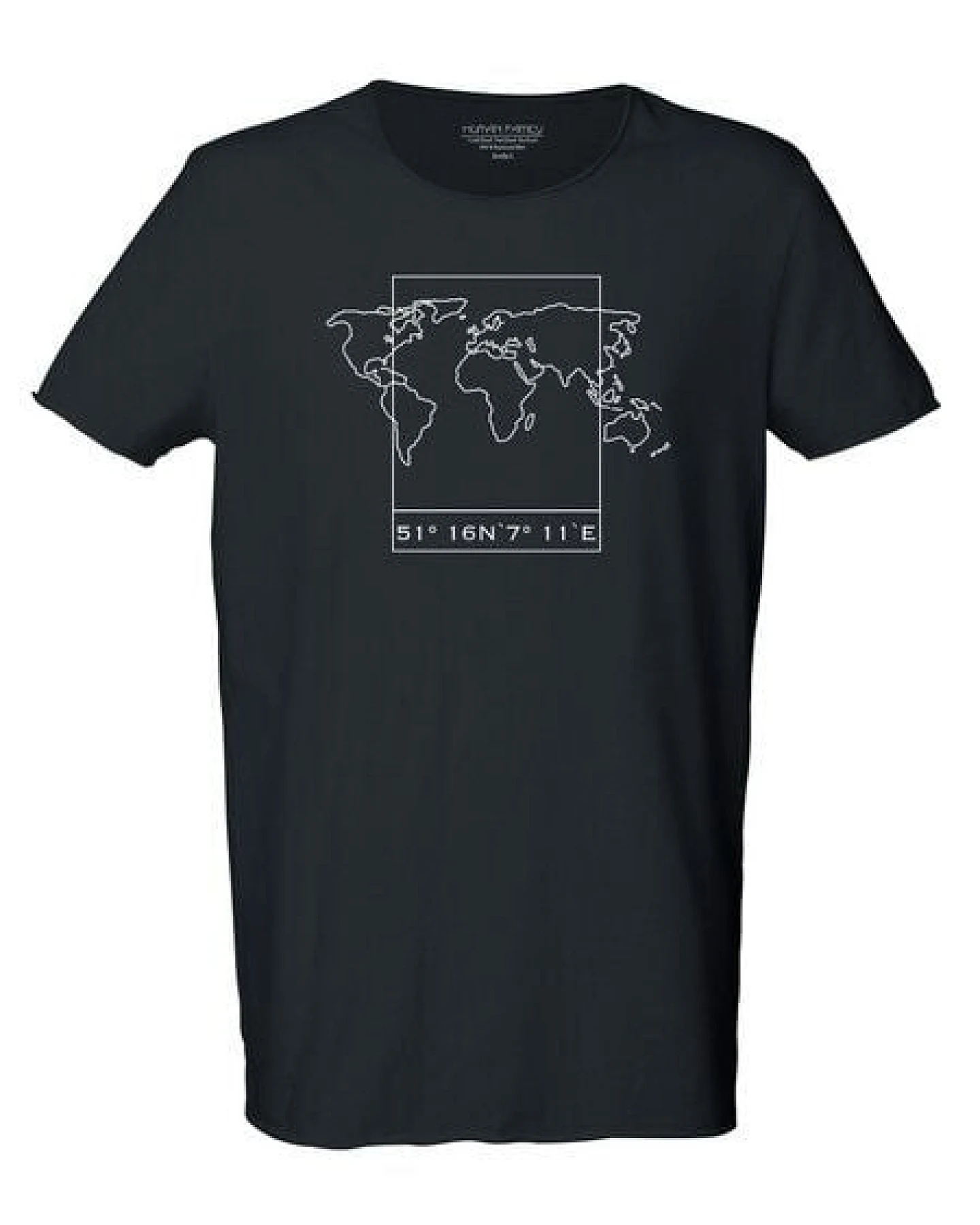 Human Family Bio Herren Sommer T-Shirt "Surfs - Worldmap" – Ansicht 4
