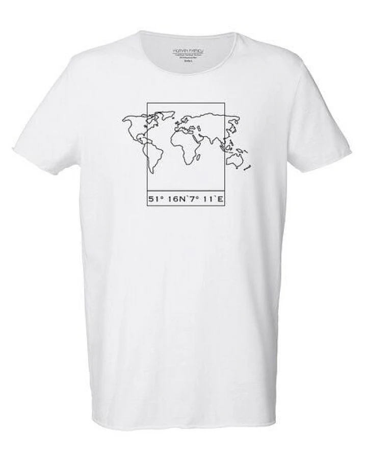 Human Family Bio Herren Sommer T-Shirt "Surfs - Worldmap"