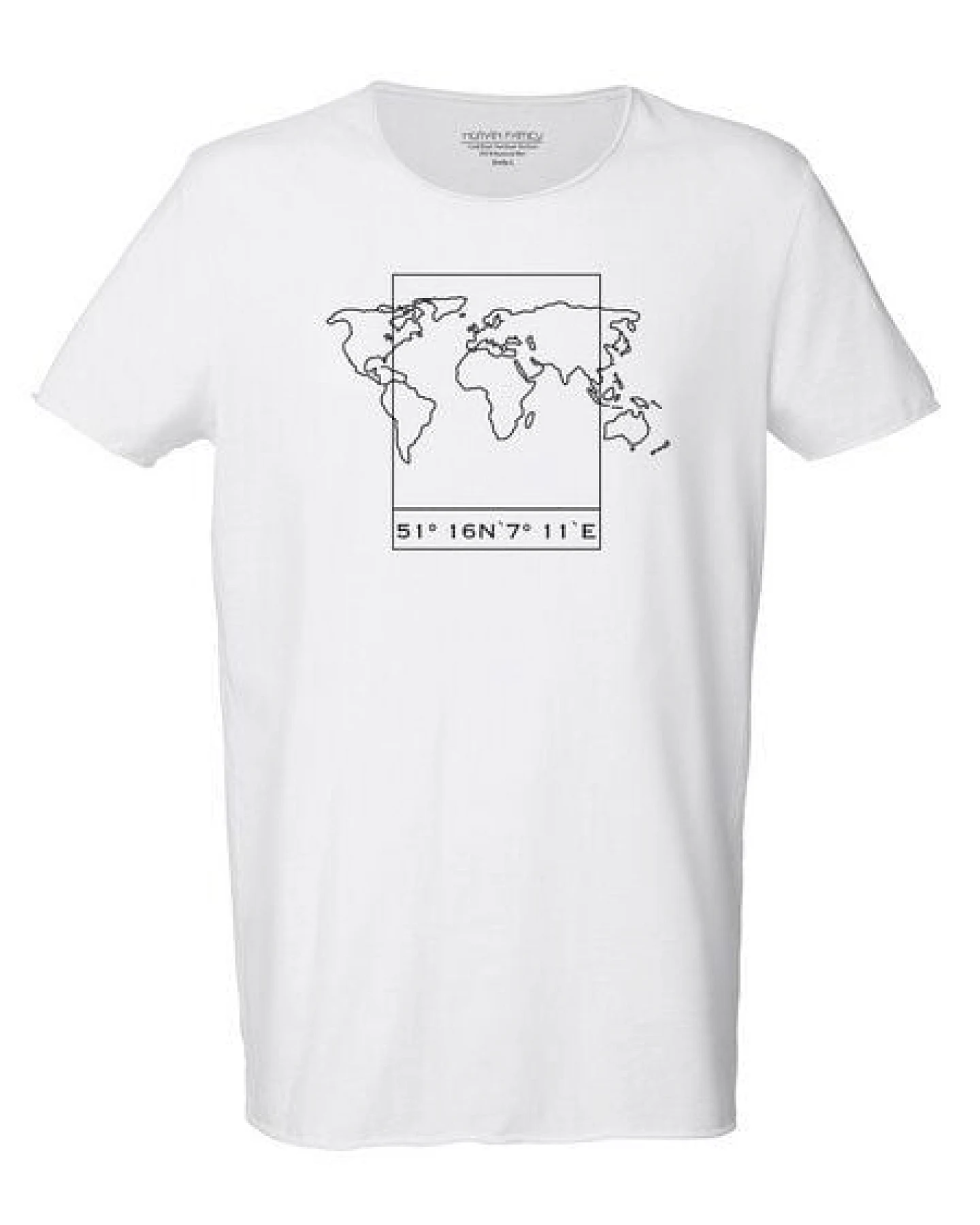 Human Family Bio Herren Sommer T-Shirt "Surfs - Worldmap" – Ansicht 4