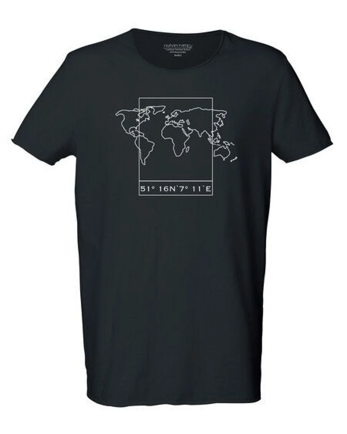 Human Family Bio Herren Sommer T-Shirt "Surfs - Worldmap" – Ansicht 3