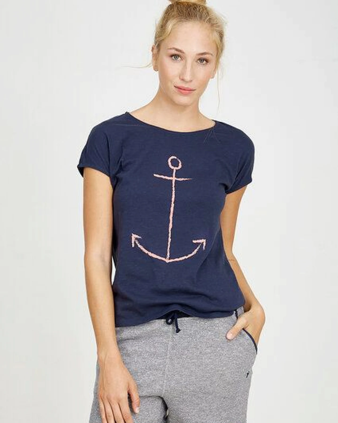 recolution T-Shirt #ANCHOR navy blau – Ansicht 2