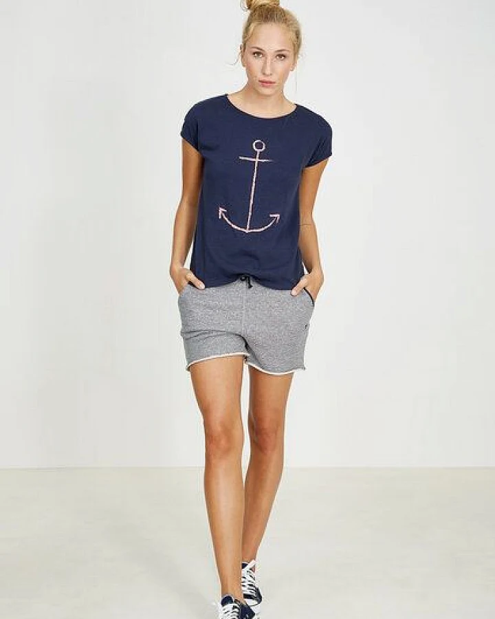 recolution T-Shirt #ANCHOR navy blau