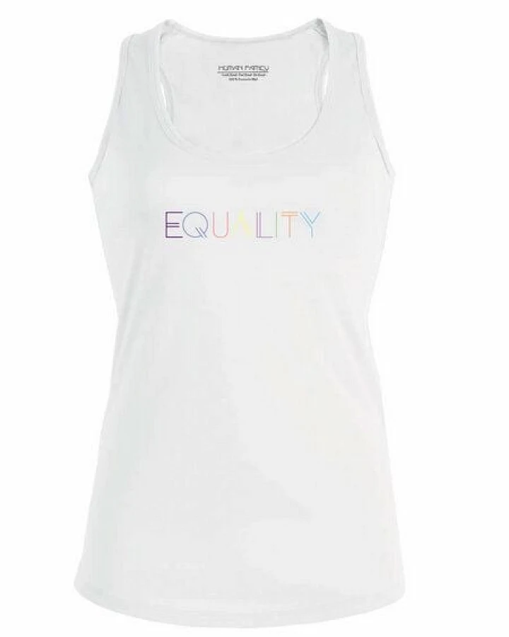 Human Family Racerback Tanktop - Shine "Equality"