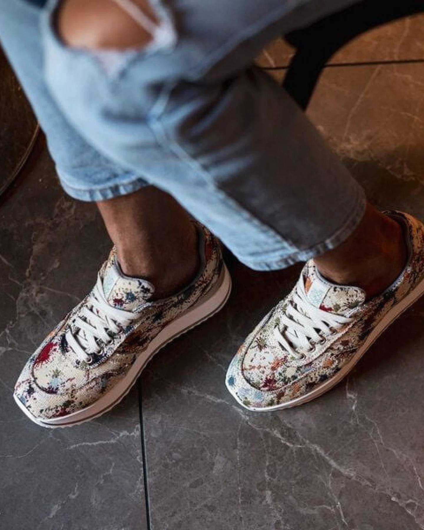 Risorse Future Asia Damensneaker Farbklecks – Ansicht 4