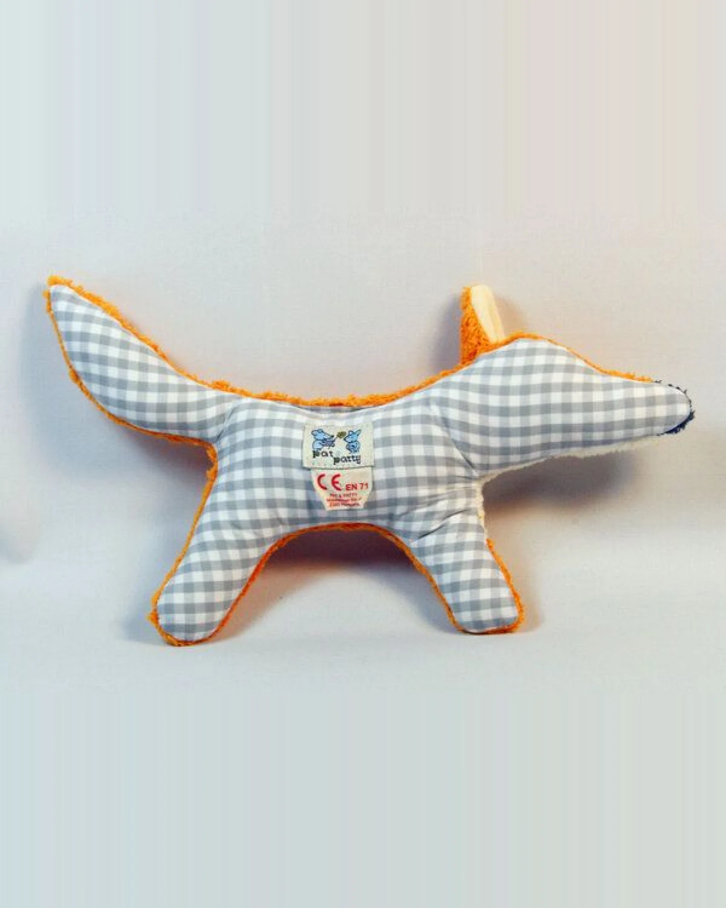 Pat und Patty Kuscheltier Greifling mit Rassel "Fuchs" , 100 % Baumwolle-kbA – Ansicht 2