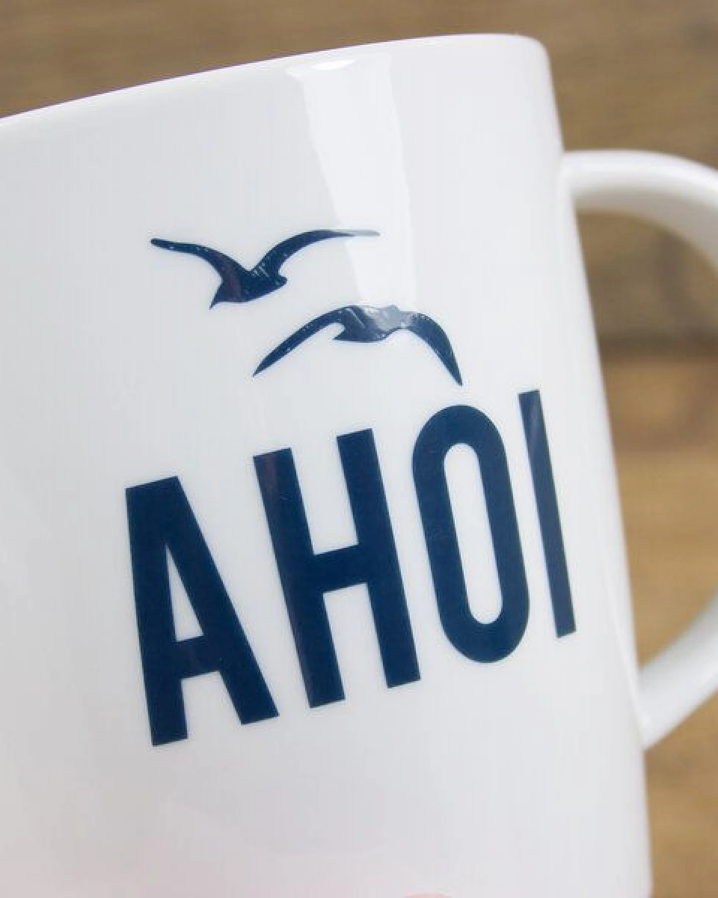 Bow & Hummingbird Großer Porzellanbecher Ahoi – Ansicht 2