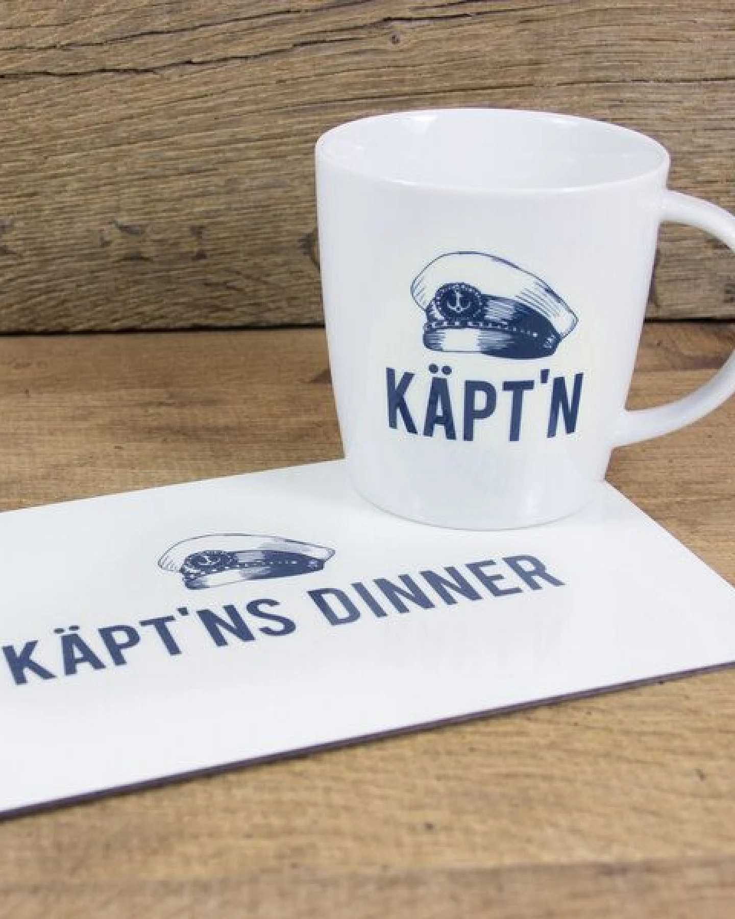 Bow & Hummingbird Großer Porzellanbecher Käpt´n – Ansicht 3