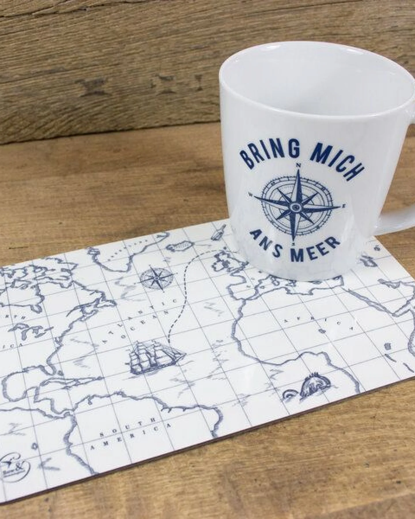 Bow & Hummingbird Großer Porzellanbecher "Bring mich ans Meer" – Ansicht 3