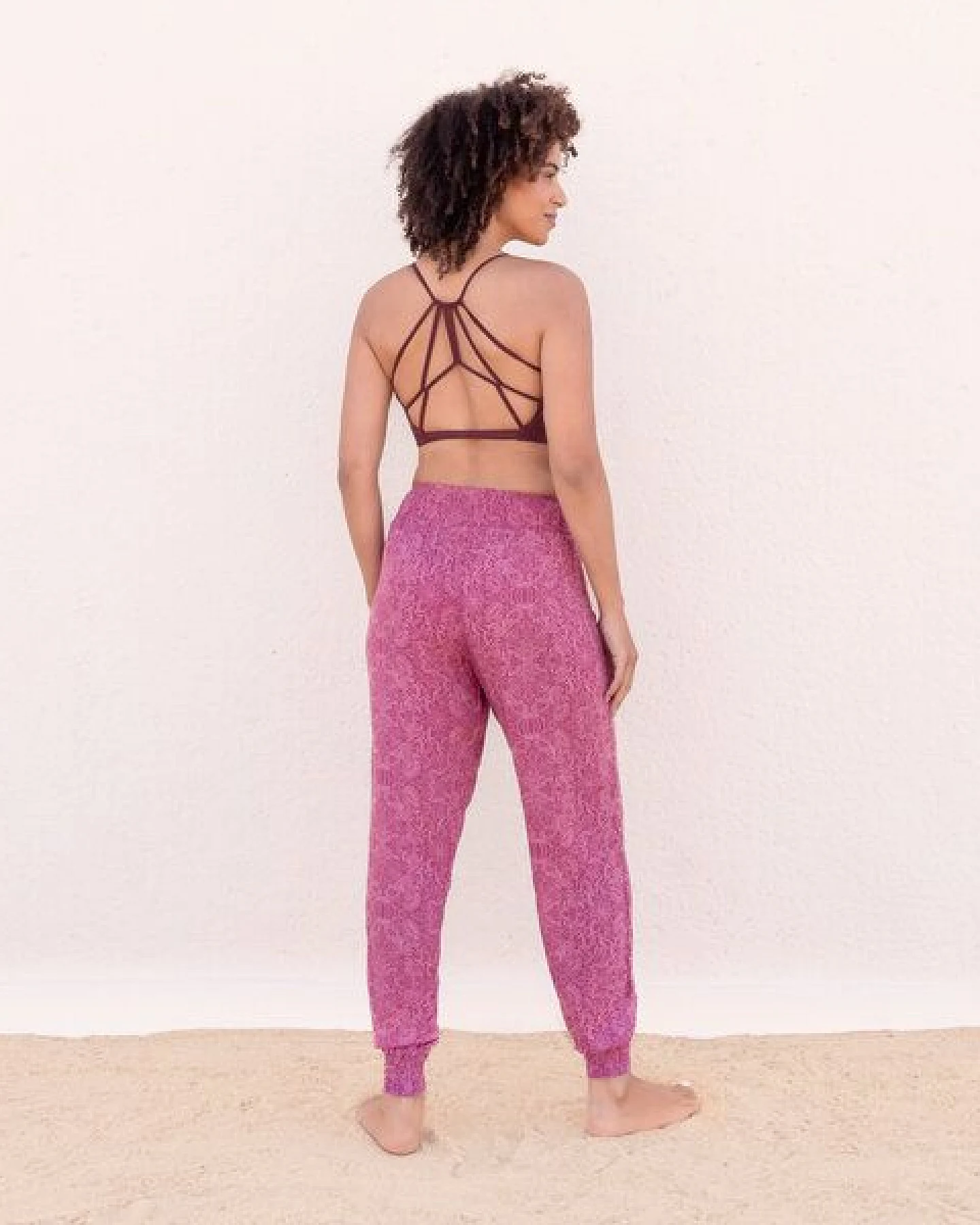 Jaya ANANDA PAISLEY - Damen - locker-leichte Sommerhose für Yoga und Freizeit – Ansicht 2