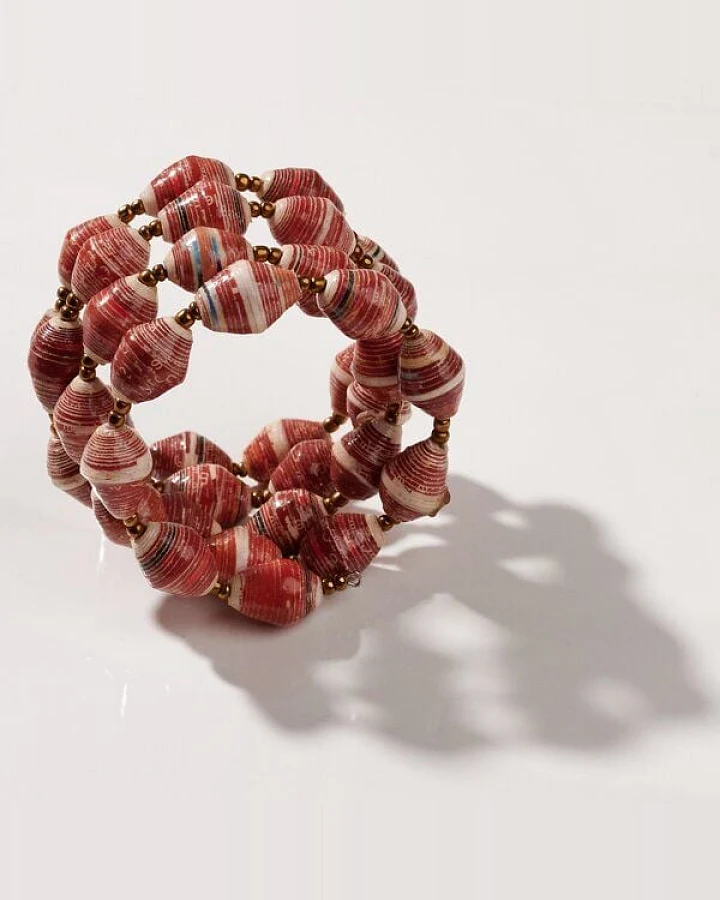 PEARLS OF AFRICA Kreolenarmband aus Papierperlen "VIVA BANGLE"
