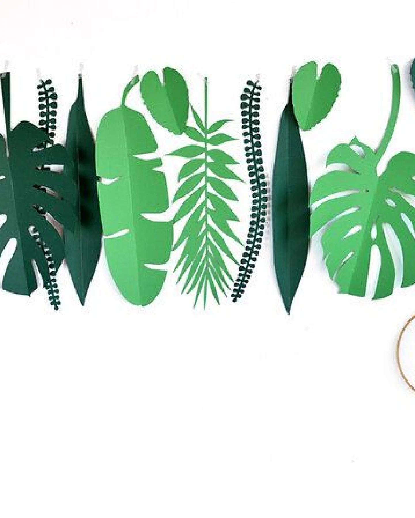 renna deluxe Tropen Monstera, Palme, Wanddekoration – Ansicht 2