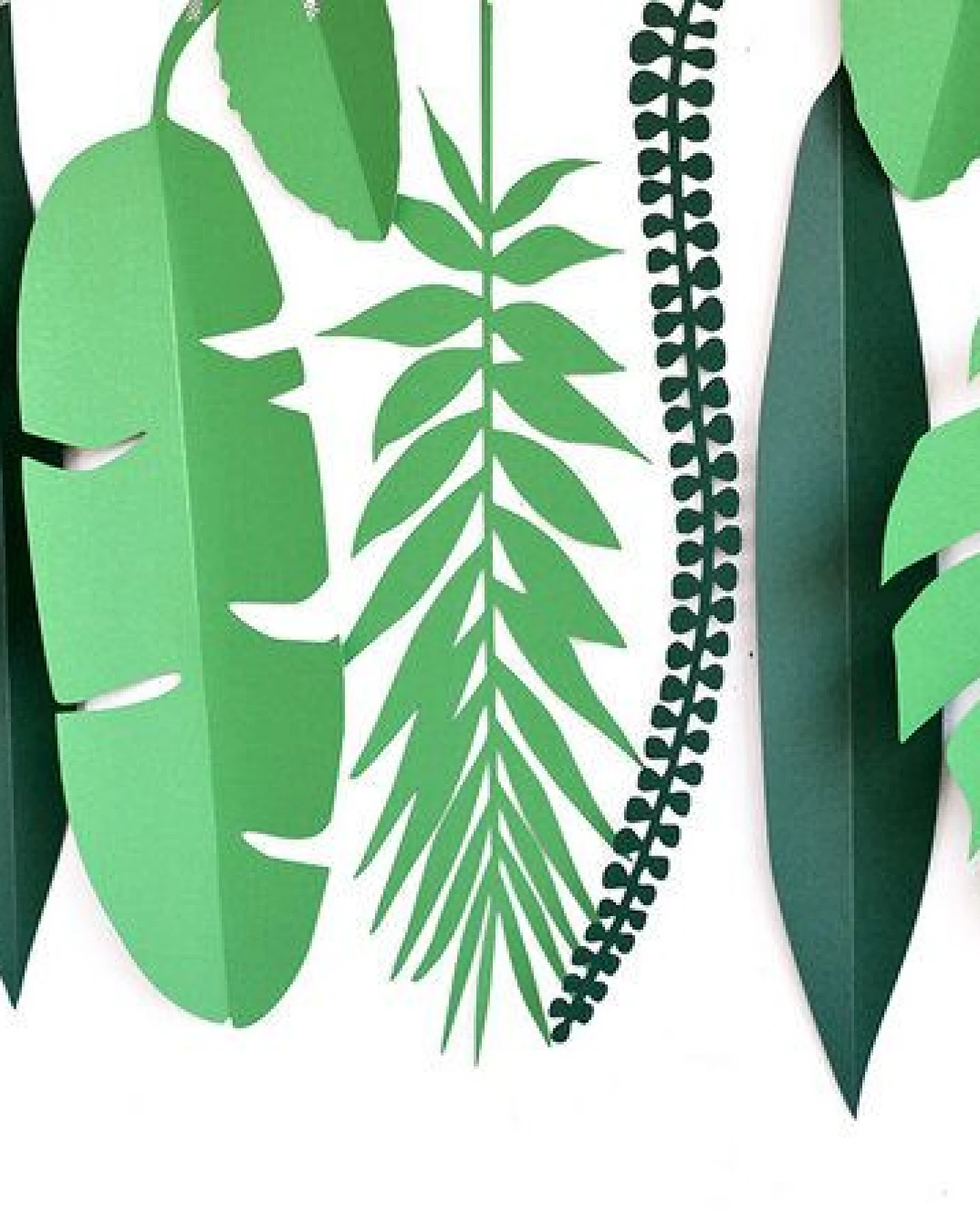 renna deluxe Tropen Monstera, Palme, Wanddekoration – Ansicht 3