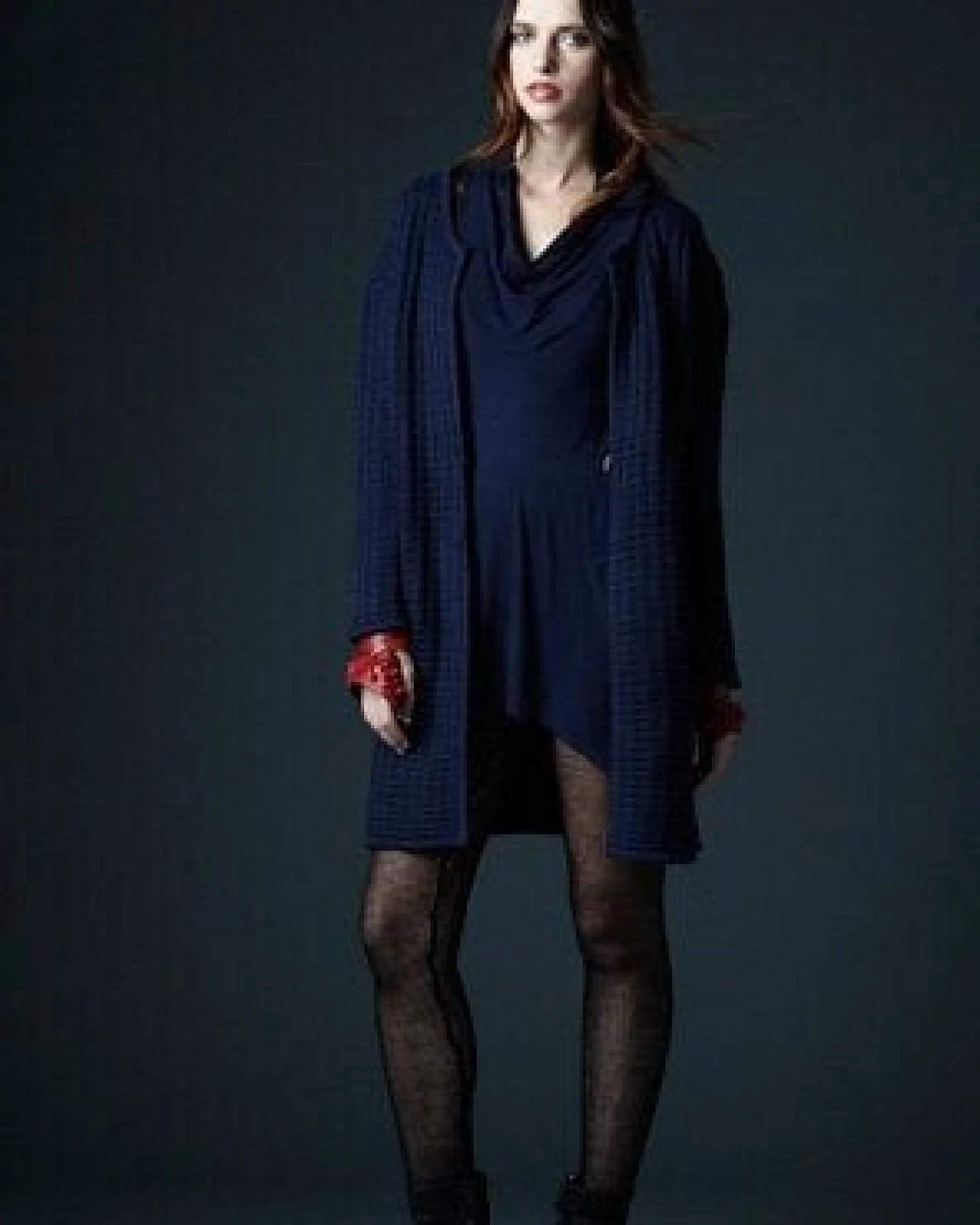 Stewart+Brown Flowing Cowl Neck Tunic – Ansicht 4
