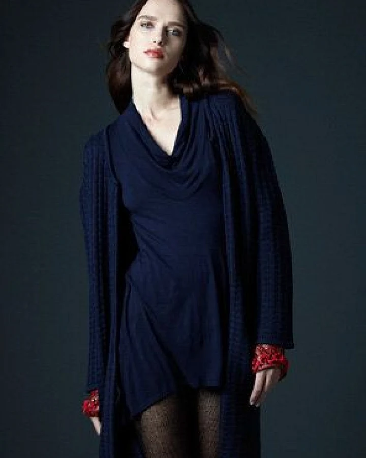 Stewart+Brown Flowing Cowl Neck Tunic