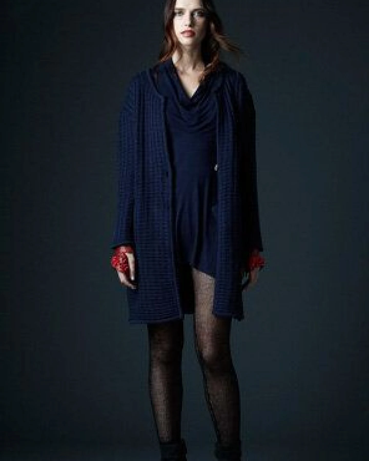Stewart+Brown Flowing Cowl Neck Tunic – Ansicht 2
