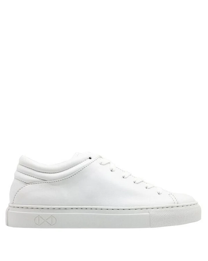 Sneaker aus Leder "nat-2 Sleek Low all white" in weiß