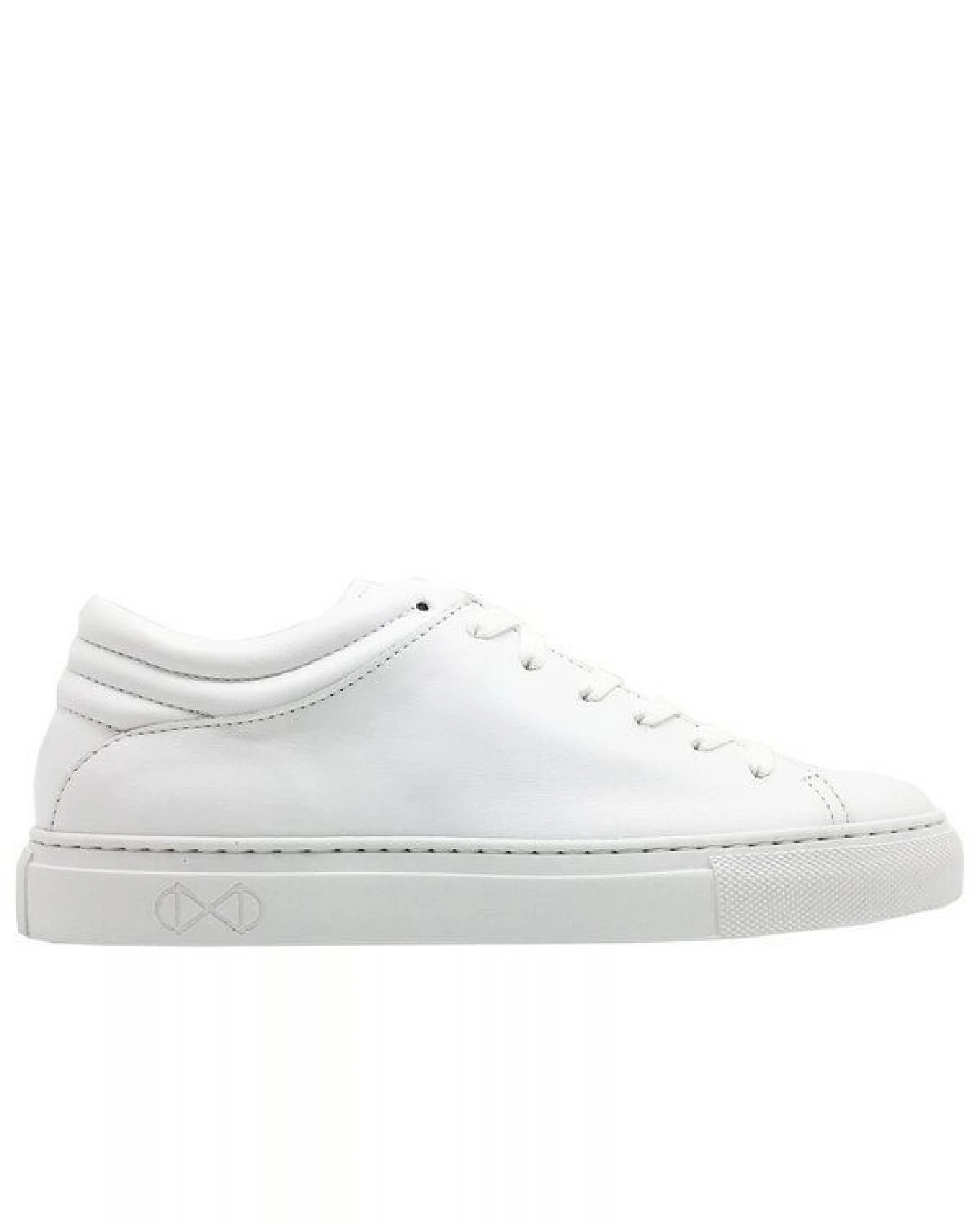 Sneaker aus Leder "nat-2 Sleek Low all white" in weiß – Ansicht 2
