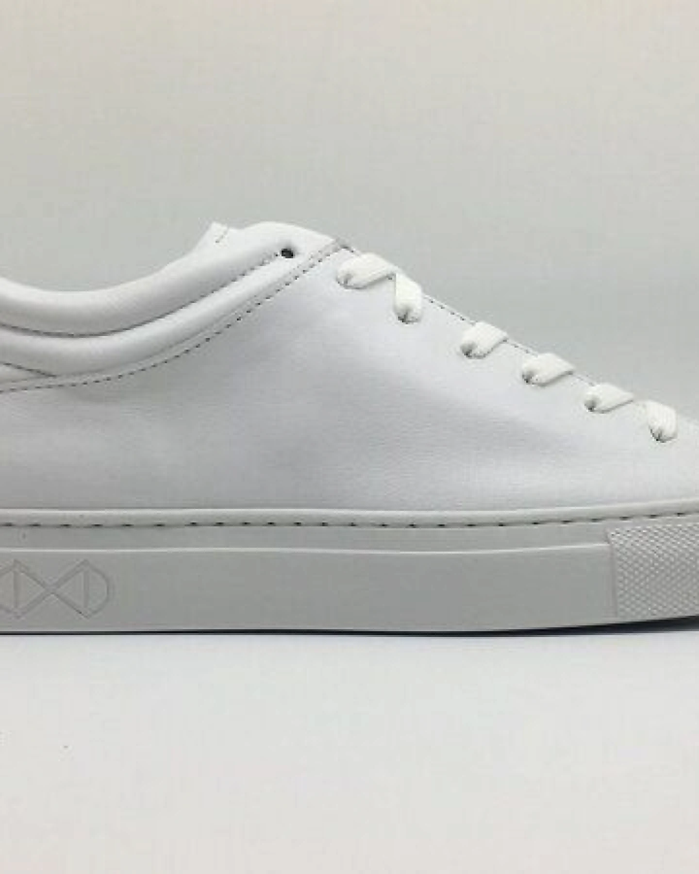 Sneaker aus Leder "nat-2 Sleek Low all white" in weiß – Ansicht 3