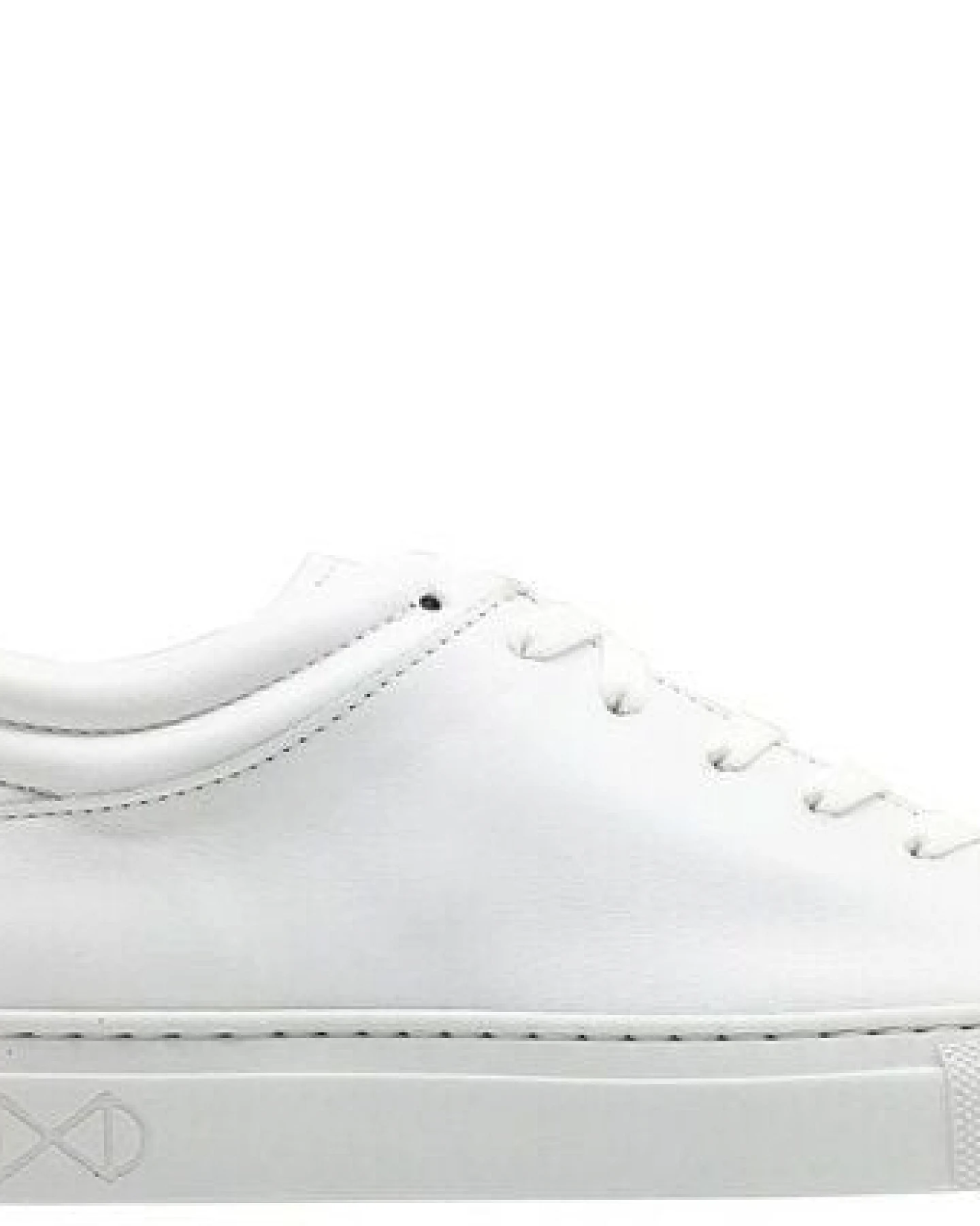 Sneaker aus Leder "nat-2 Sleek Low all white" in weiß – Ansicht 2