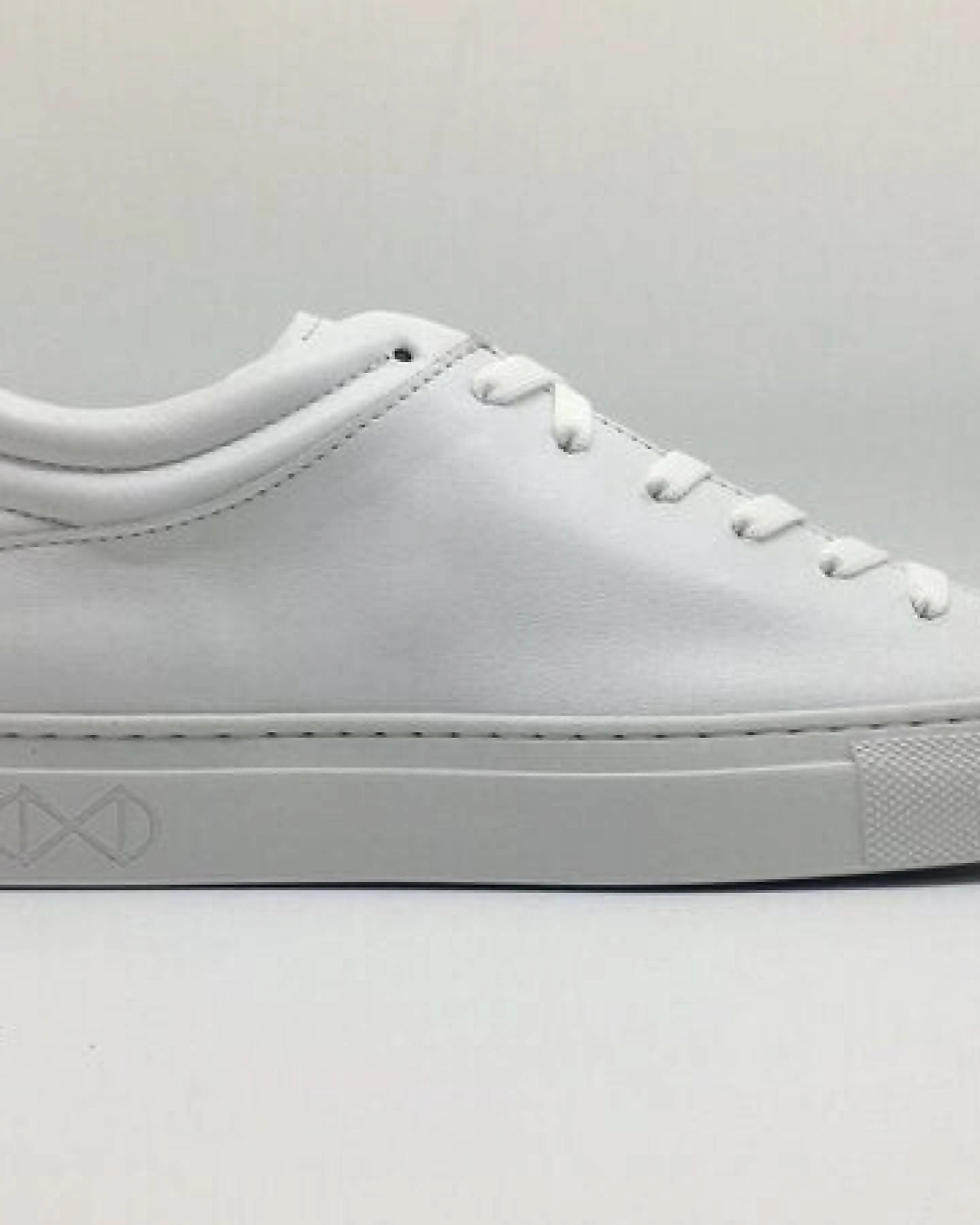 Sneaker aus Leder "nat-2 Sleek Low all white" in weiß – Ansicht 3