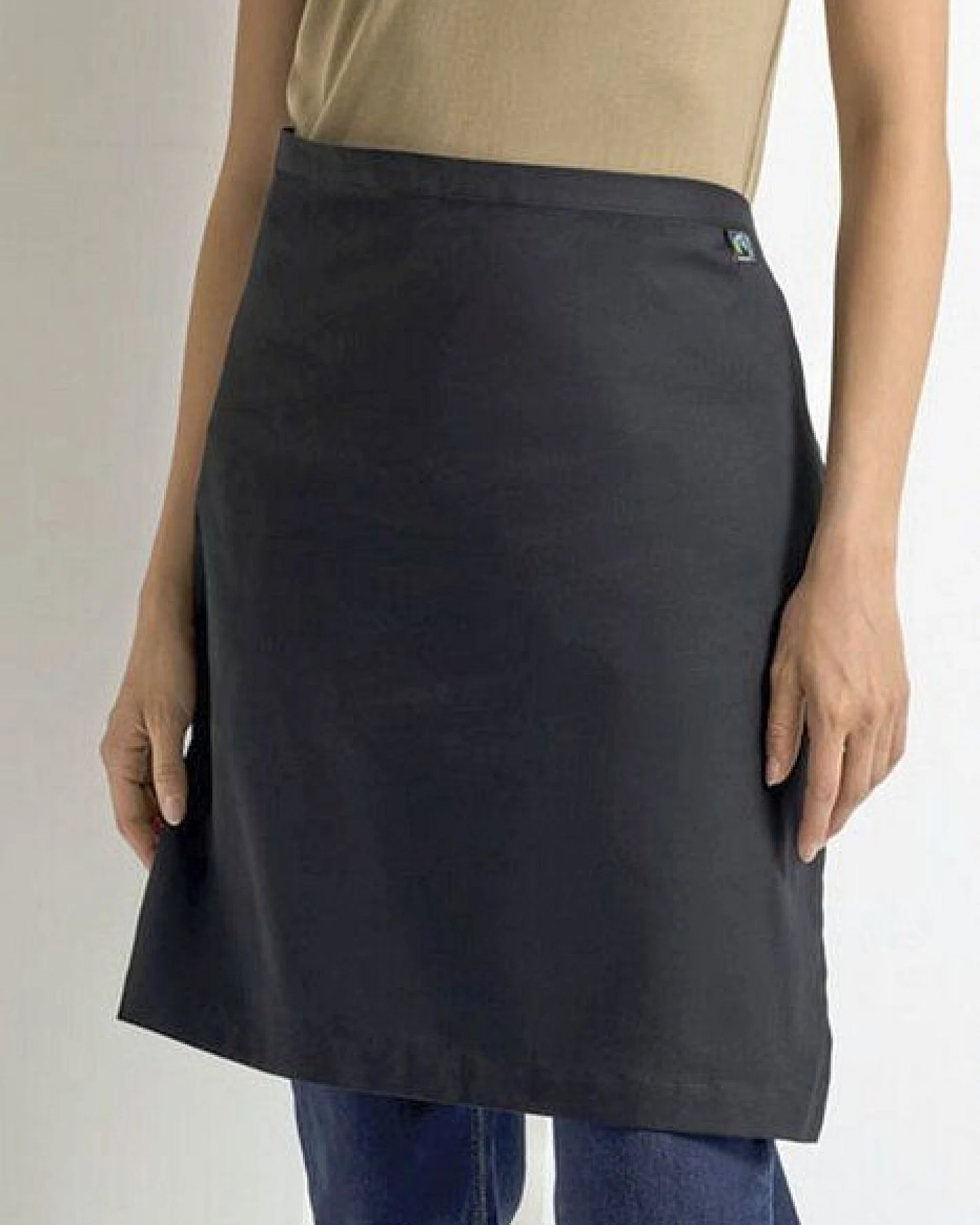 Premier Workwear Hüftschürze Serviceschürze Mittellang (Fairtrade Bio Baumwolle) – Ansicht 2