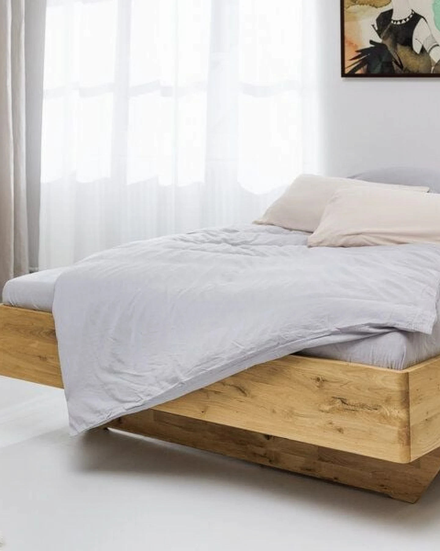 ekomia Bett Schöneberg Minimal aus Wildeiche – Ansicht 4
