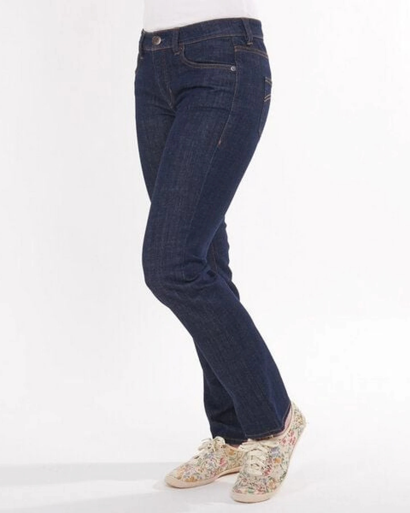 fairjeans tiefblaue Jeans STRAIGHT NAVY, gerades Bein, mittelhoher Bund, Biobaumwolle – Ansicht 4