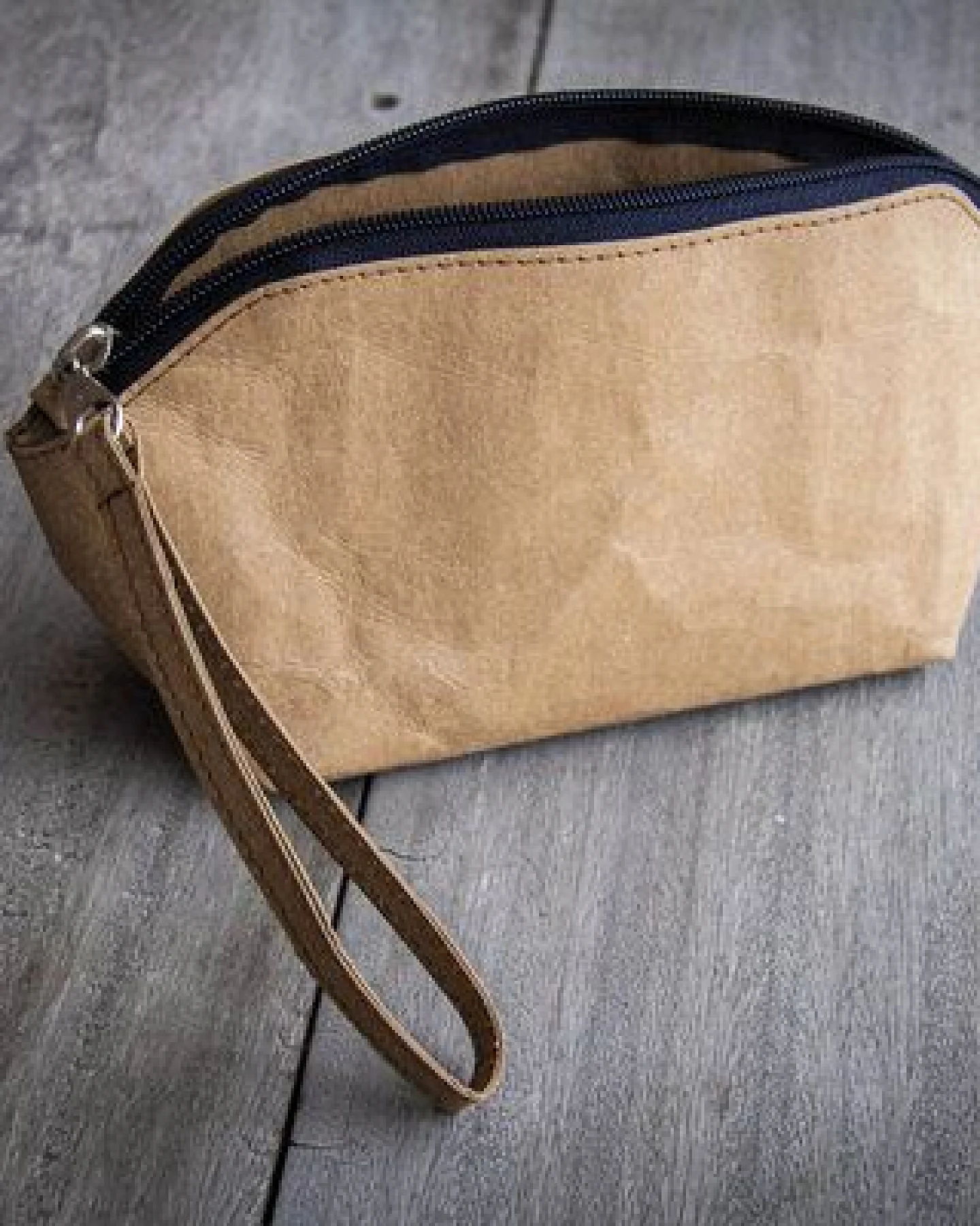 BY COPALA Kraftpapier : Federmappe/ Etui/ Tasche, nachhaltig. Lederoptik – Ansicht 4