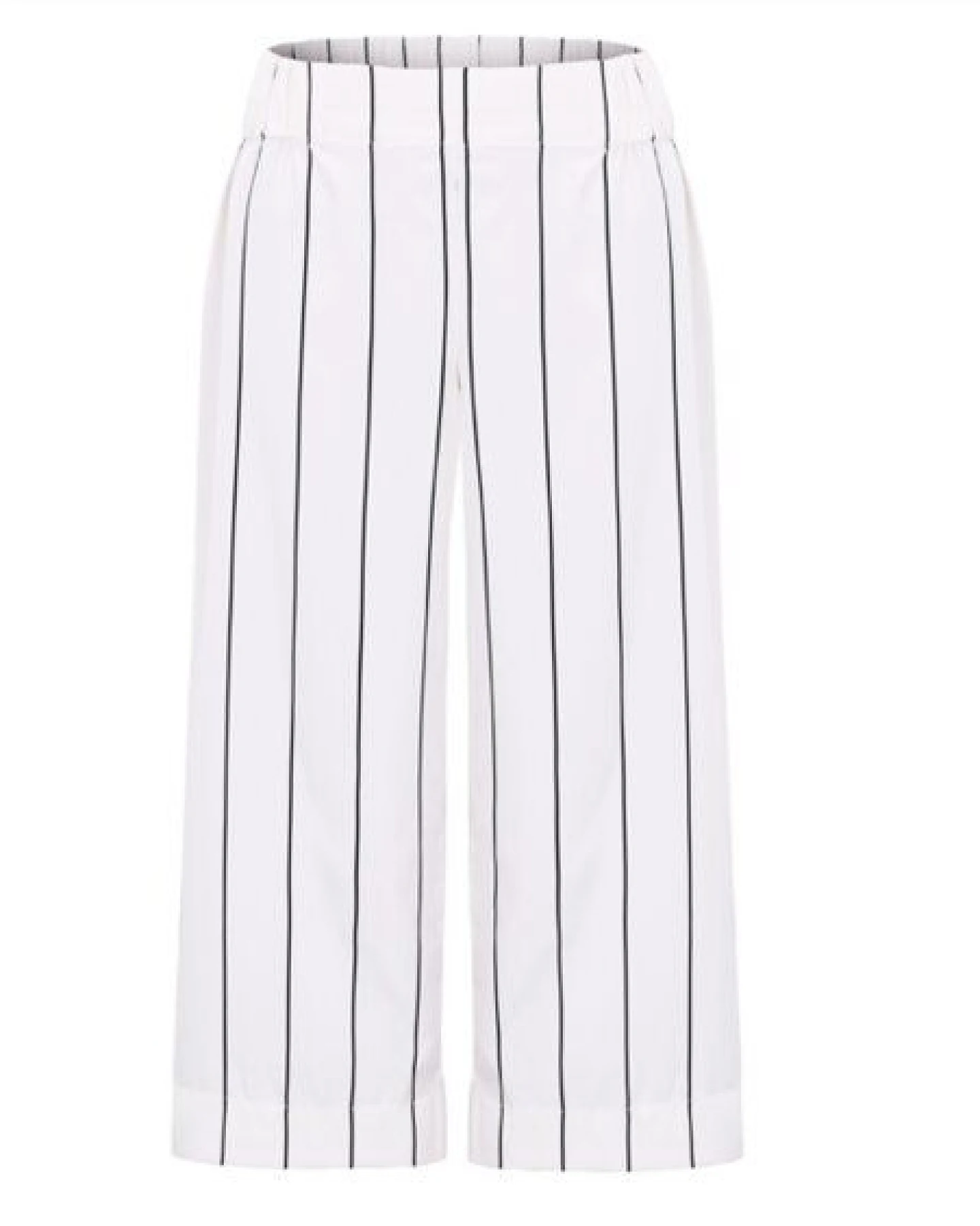 JAN N JUNE Culotte Hose TULIPA weiß schwarz gestreift – Ansicht 2