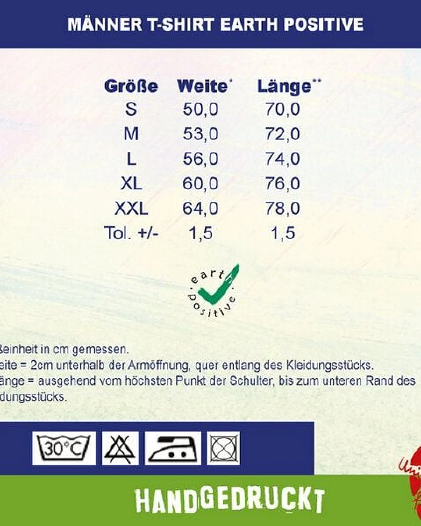 HANDGEDRUCKT "Cowboy und Wal" Männer T-Shirt – Ansicht 3