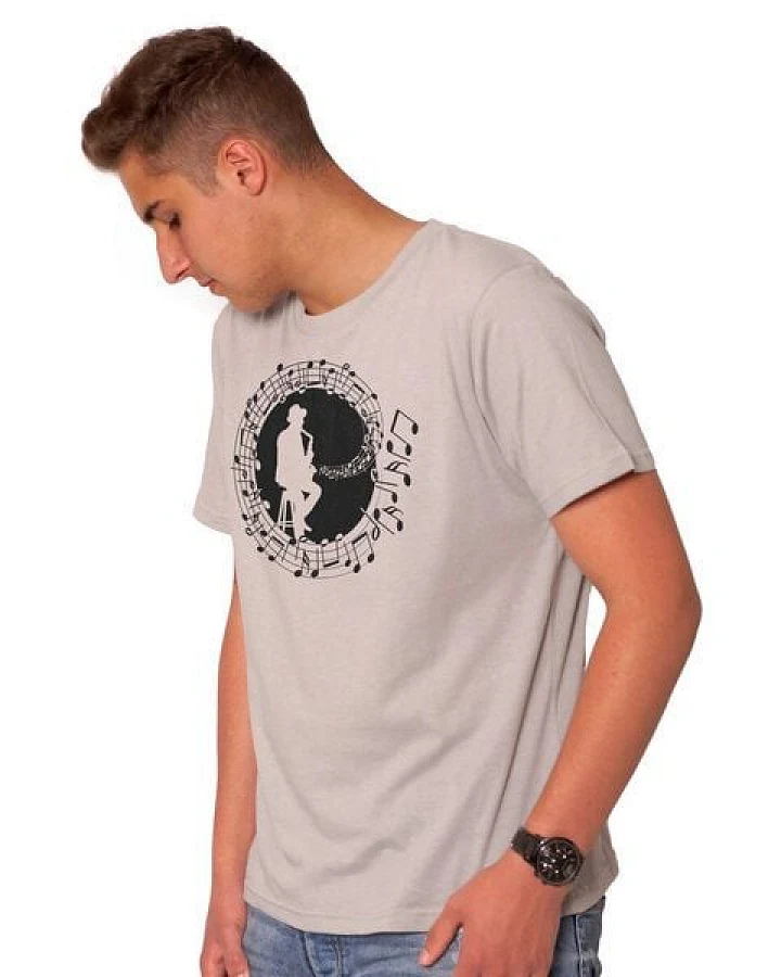 HANDGEDRUCKT "Musicmaker" Männer T-Shirt