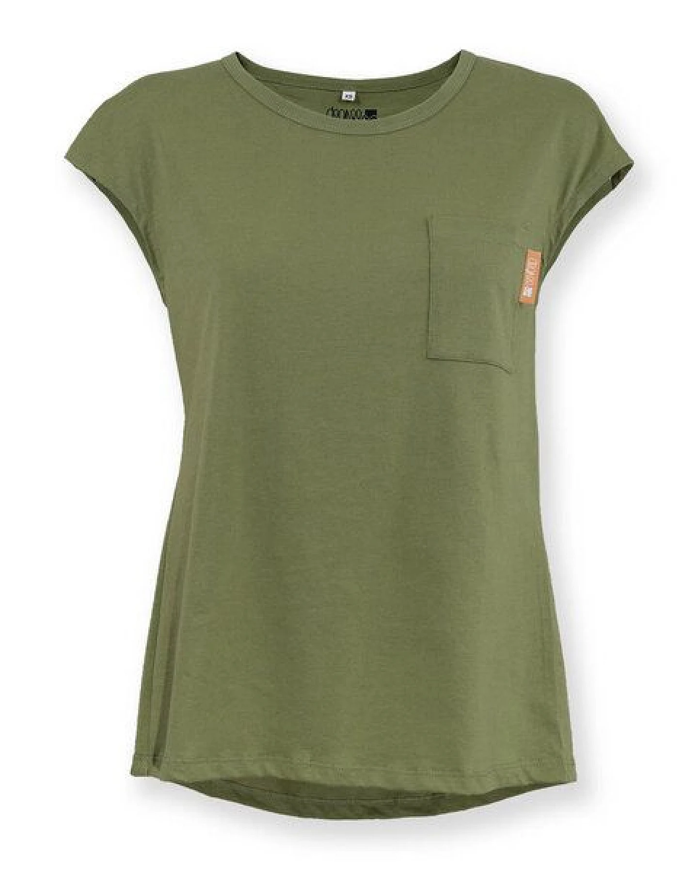 Degree Clothing Damen T-Shirt mit Brusttasche aus Bio-Baumwolle - Olivia – Ansicht 3