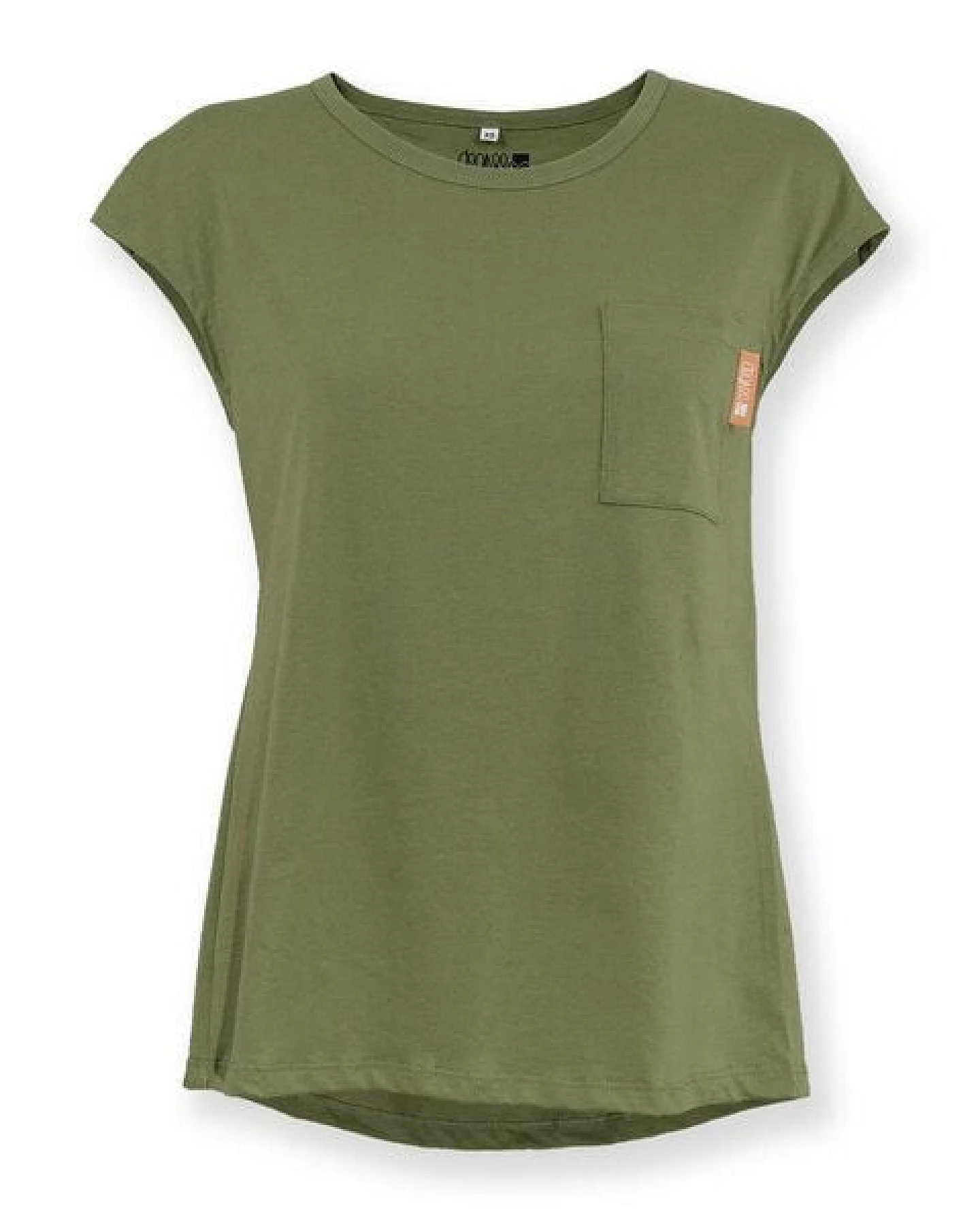 Degree Clothing Damen T-Shirt mit Brusttasche aus Bio-Baumwolle - Olivia – Ansicht 3