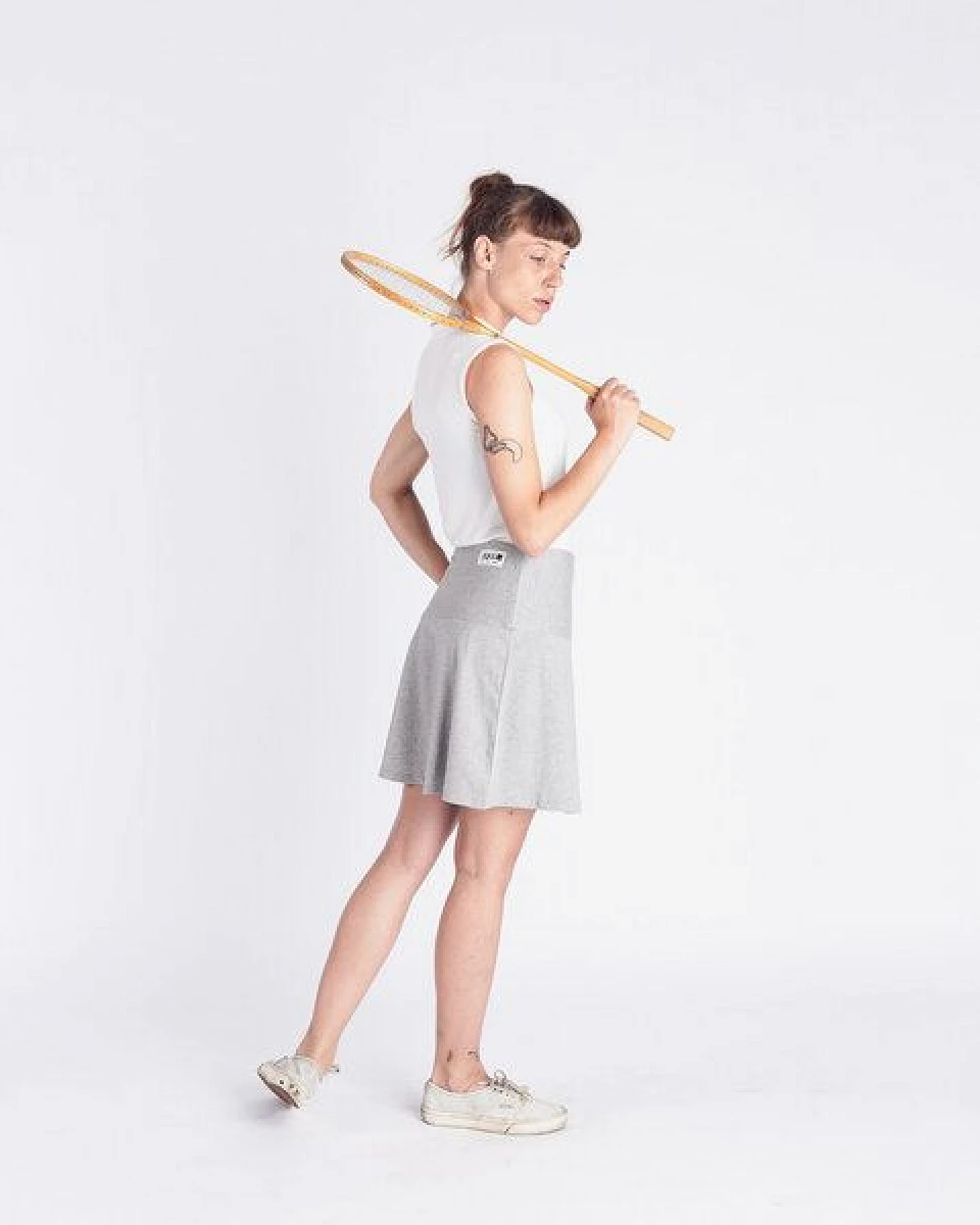 Degree Clothing Damen kurzer Rock aus Bio-Baumwolle - Minimi – Ansicht 2
