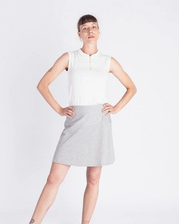 Degree Clothing Damen kurzer Rock aus Bio-Baumwolle - Minimi