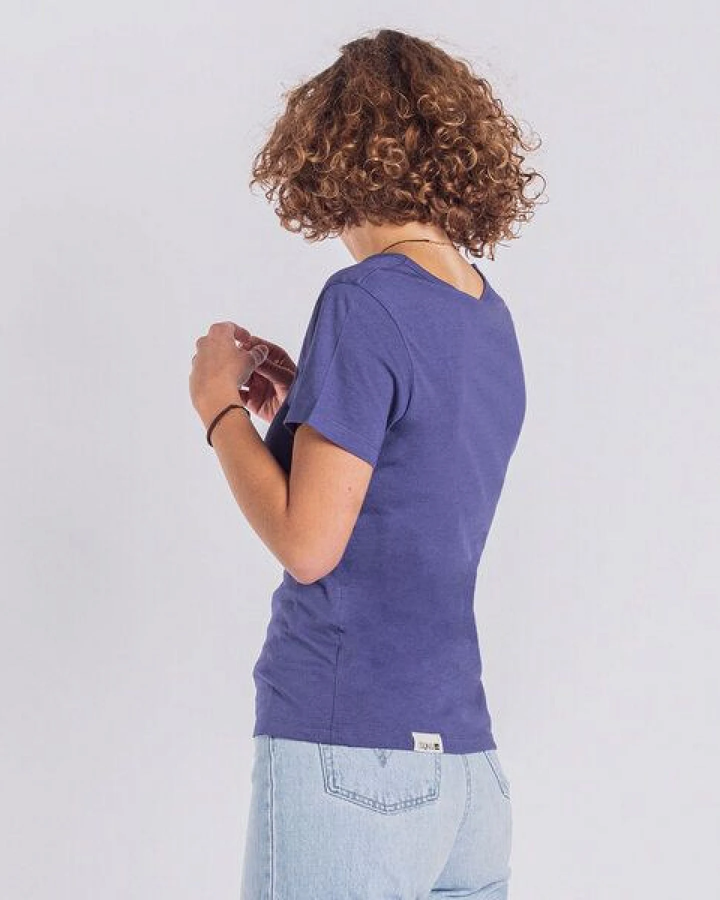 Degree Clothing Damen T-Shirt aus Bio-Baumwolle/Modal - Classic Modal - blau – Ansicht 3