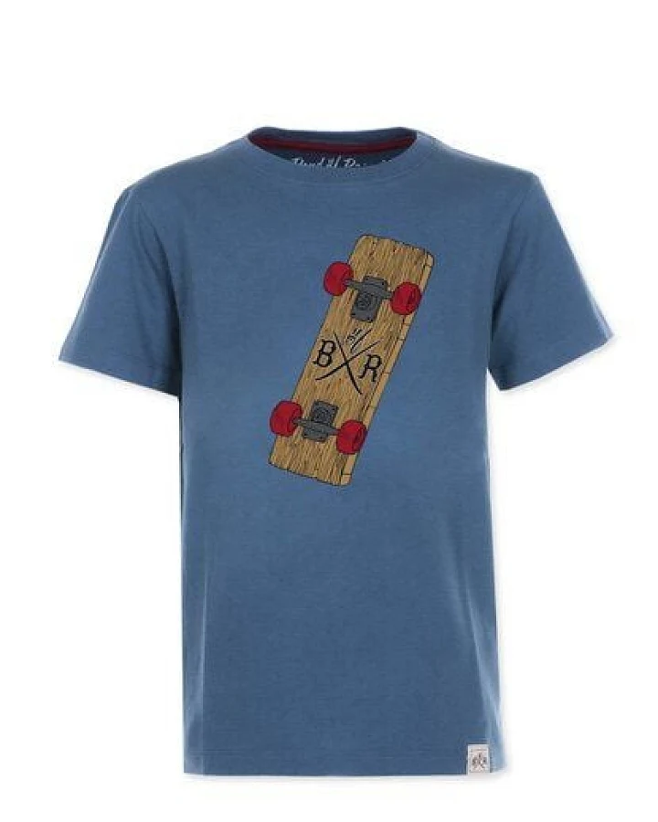 Band of Rascals Plank - Cooles Jungen Skate T-Shirt Kurzarm aus 100% Bio-Baumwolle