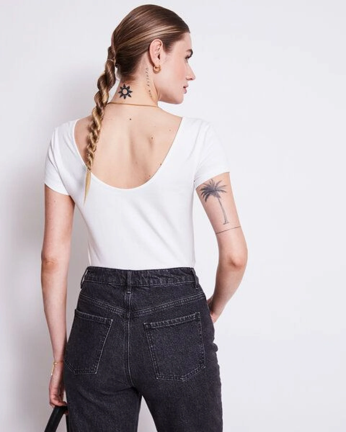 JAN N JUNE Ballerina T-Shirt ALOE – Ansicht 2