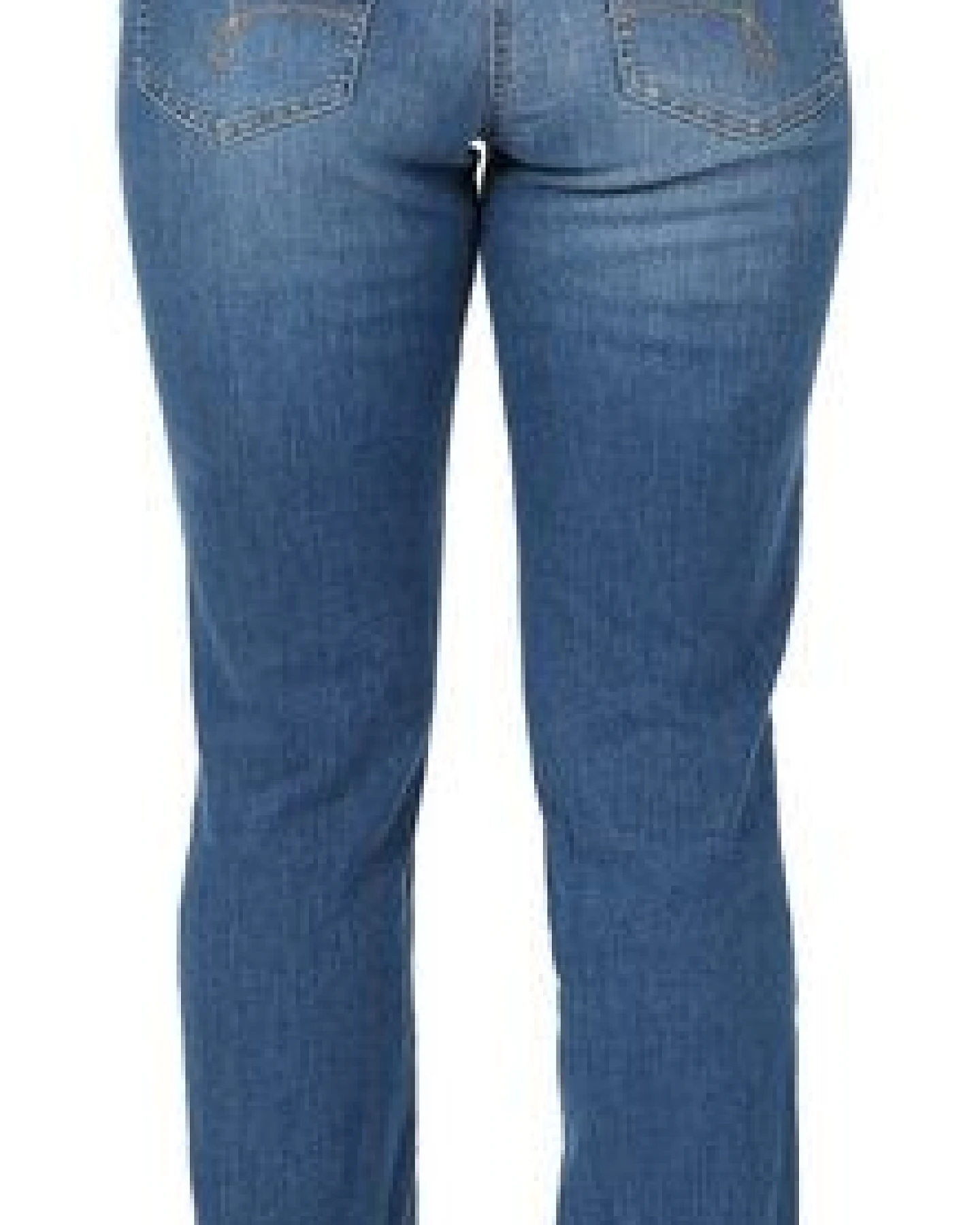 bloomers Knöchellange Jeans mit Fransensaum – Ansicht 3
