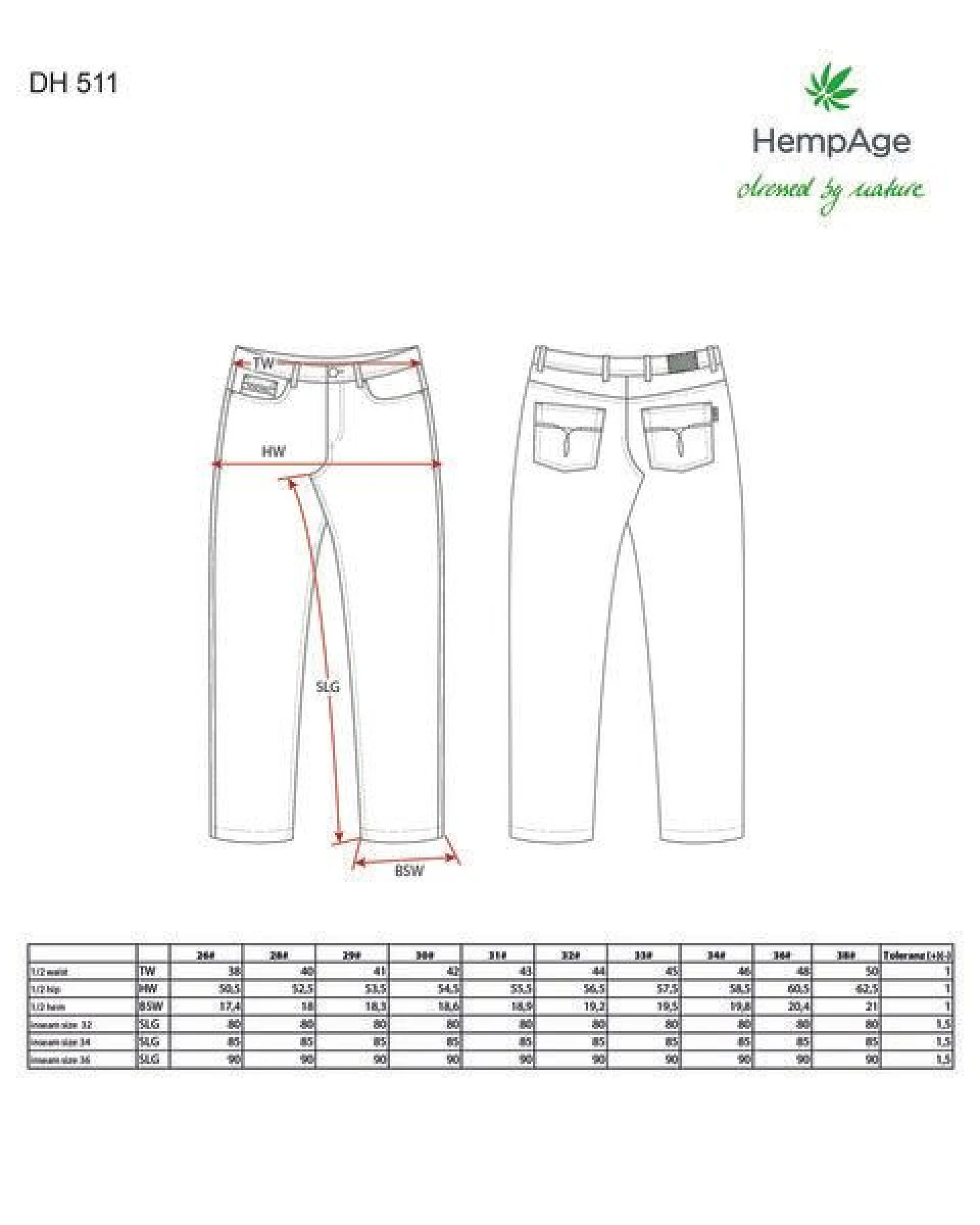 HempAge Five-Pocket Hanf Jeans Rex – Ansicht 4