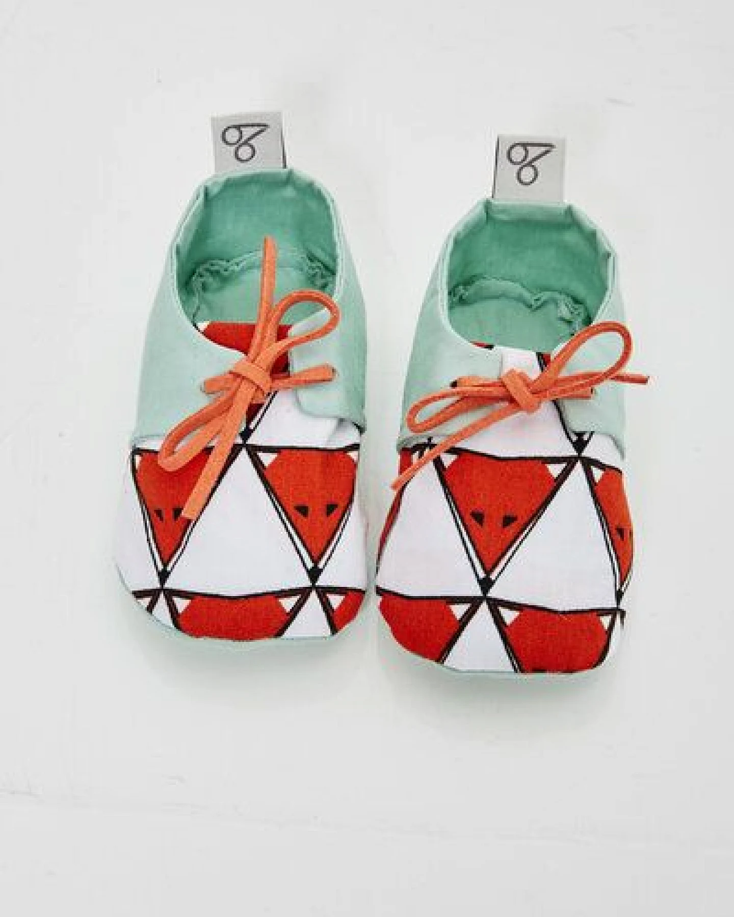 bobbé vegane Baby-Schuhe aus Bio-Baumwolle – Foxy Faces – Ansicht 2