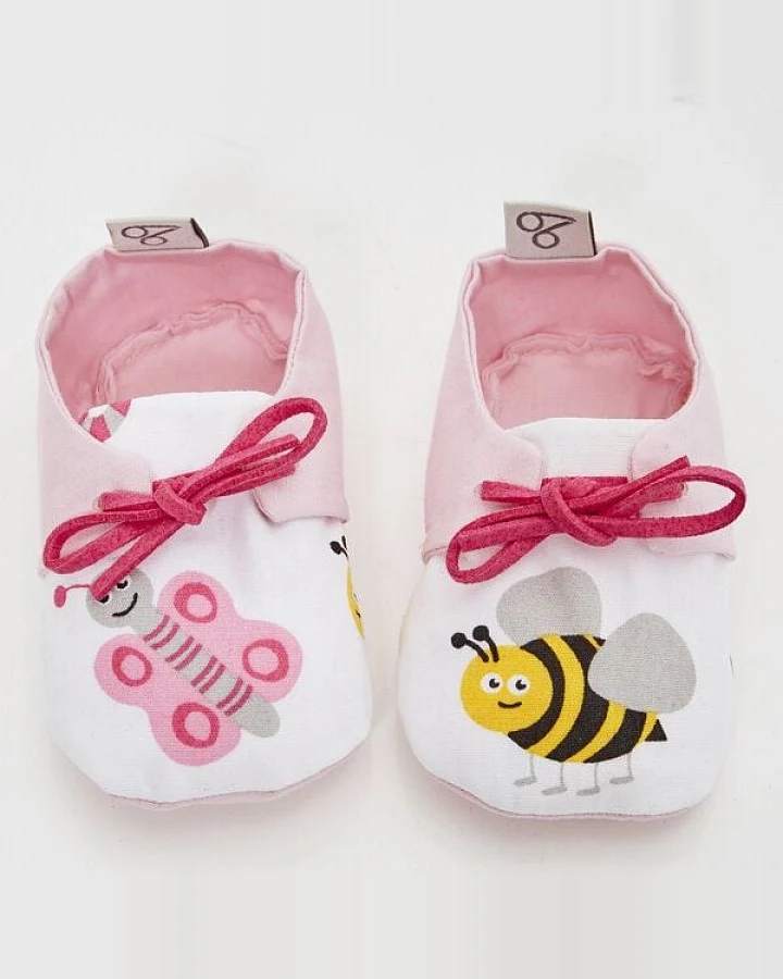 bobbé vegane Baby-Schuhe aus Bio-Baumwolle – Flying High