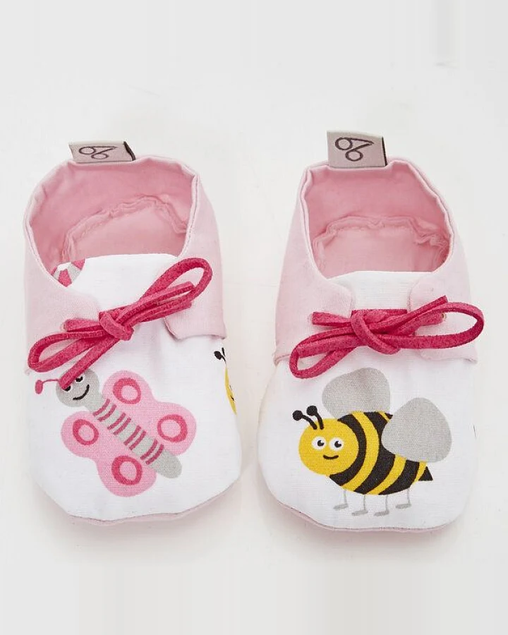 bobbé vegane Baby-Schuhe aus Bio-Baumwolle – Flying High