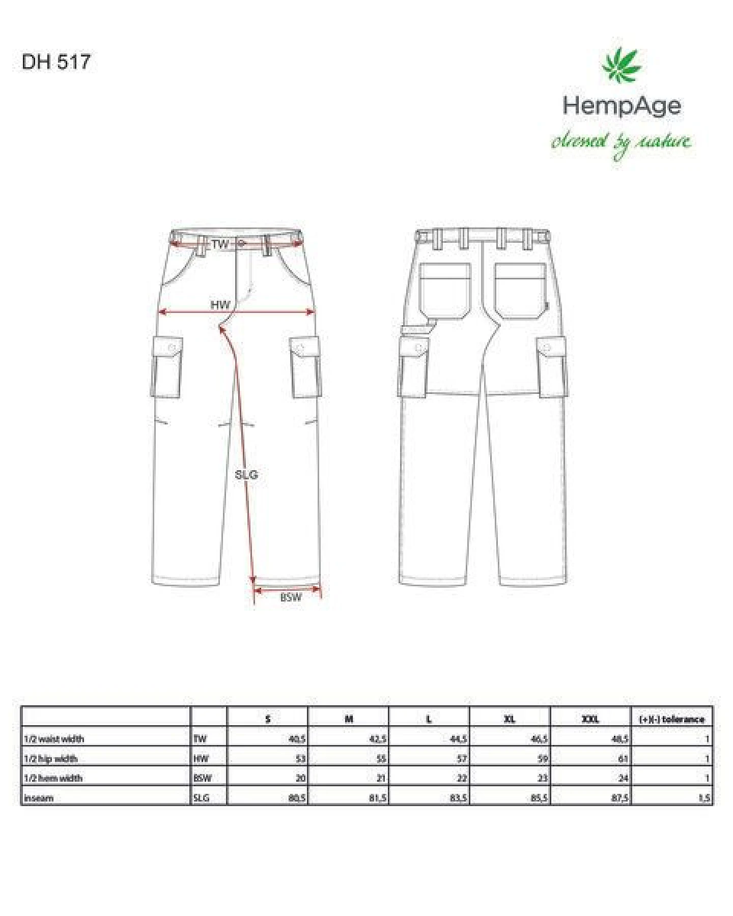 HempAge Cargo-Hose Max – Ansicht 3