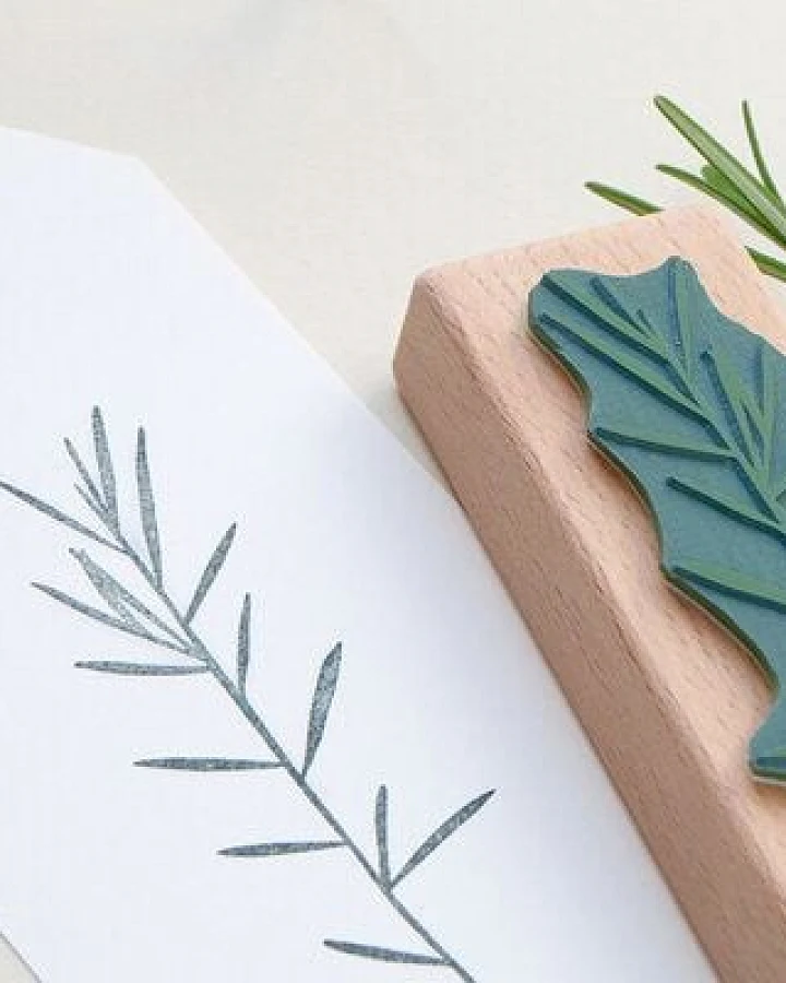 STUDIO KARAMELO STEMPEL ROSMARIN, KORNBLUME, FARN, verschiedene Motive
