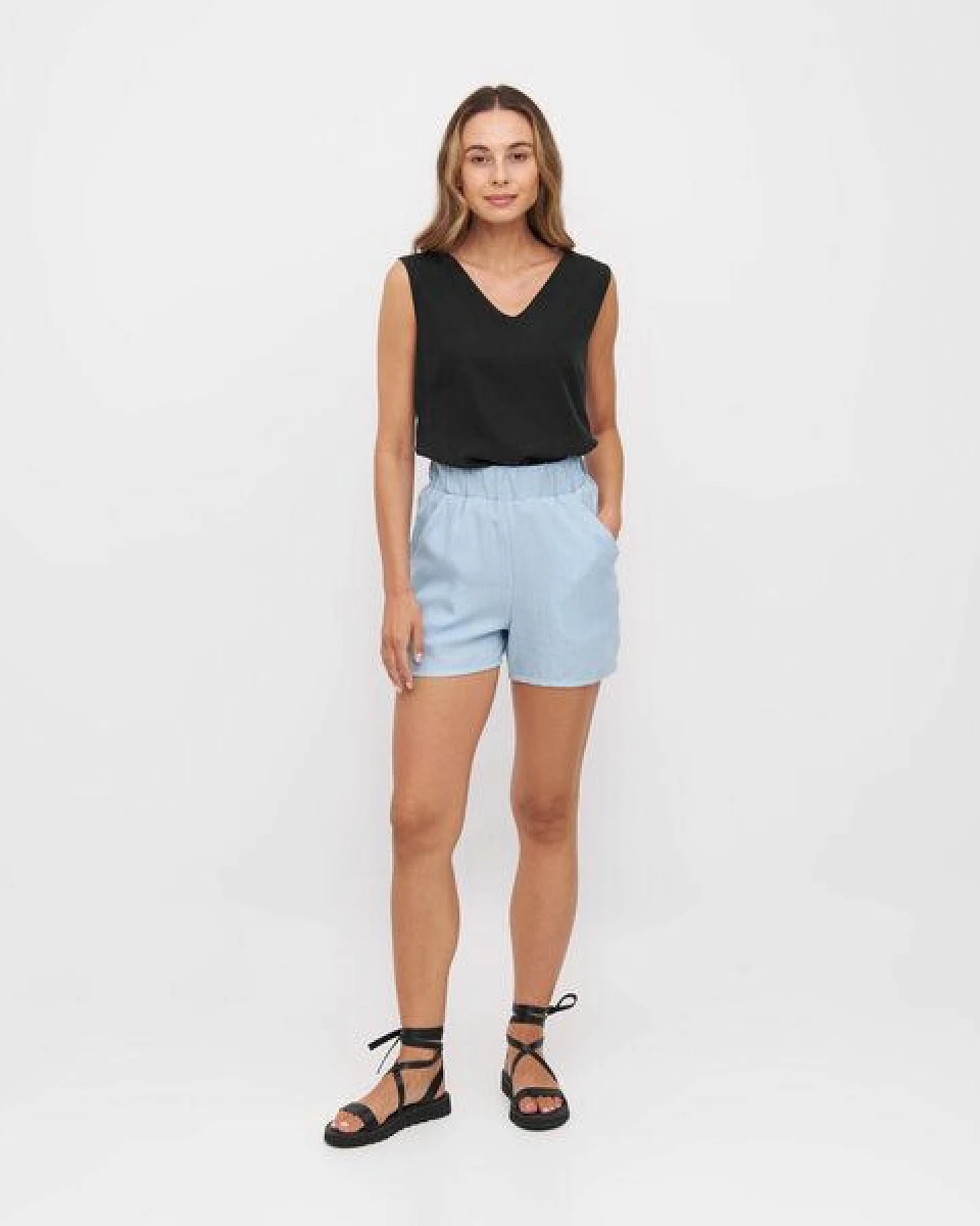 WiDDA berlin Bluse NENA in Schwarz aus Tencel – Ansicht 3