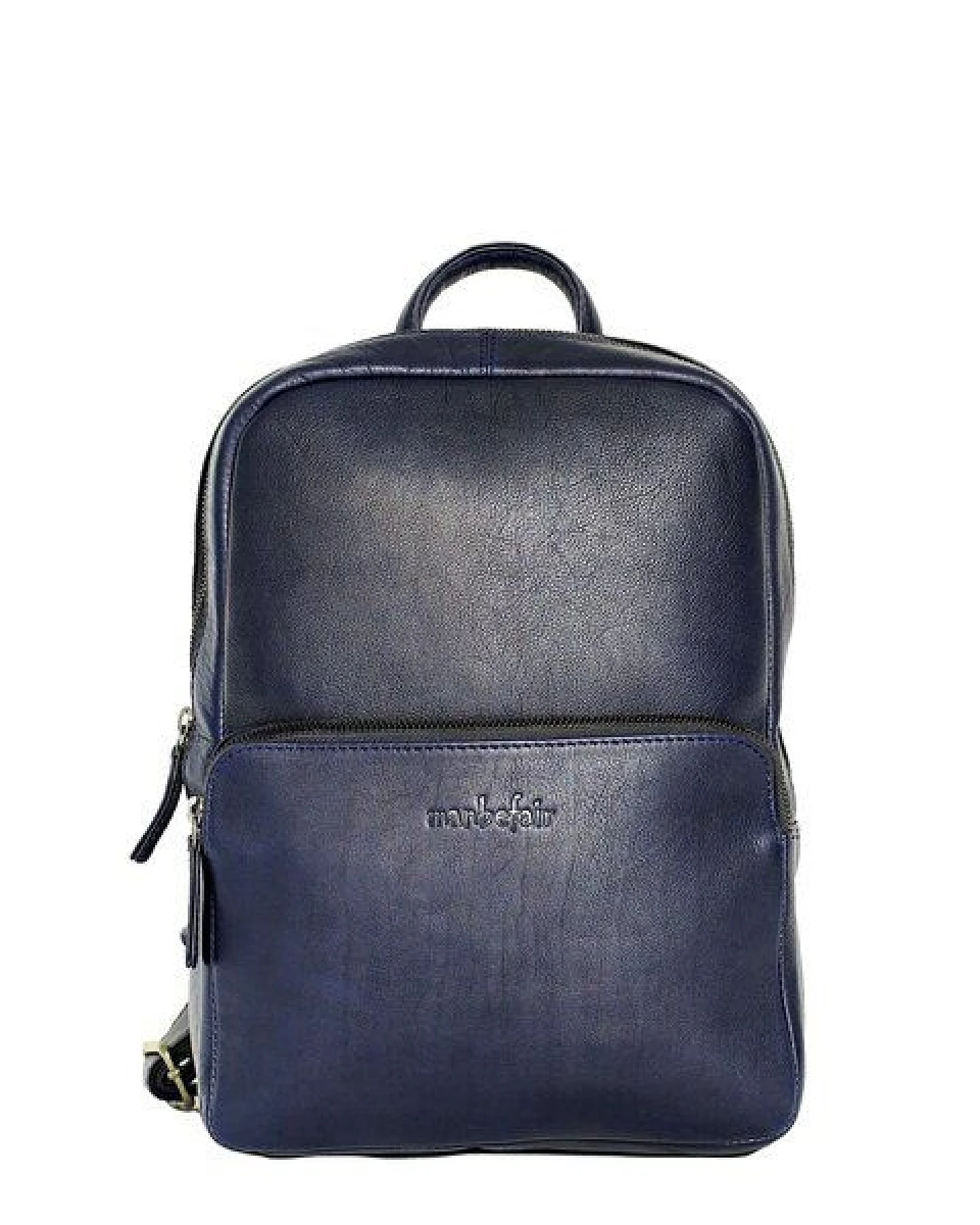 manbefair CITY RUCKSACK LOUISA Eco-Leder blau – Ansicht 2