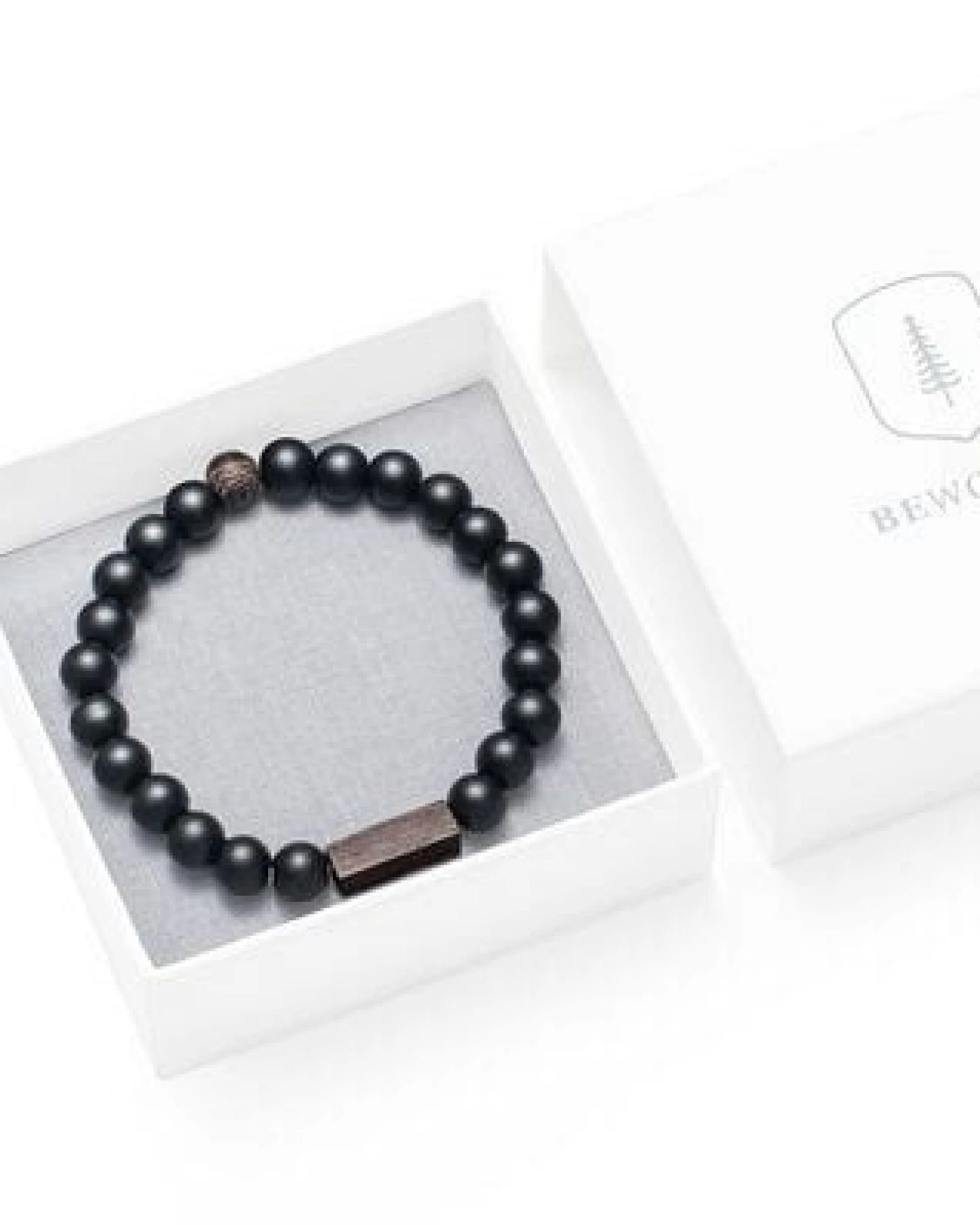 BeWooden Perlenarmband Nox Wenge Bracelet – Ansicht 2
