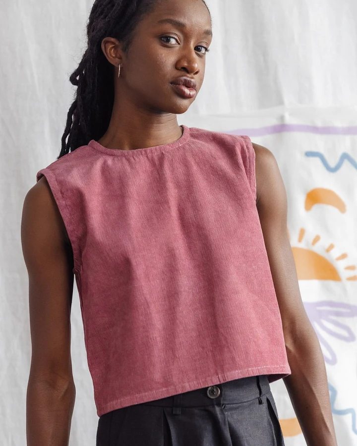 Jyoti - Fair Works Damen vegan Oberteil Arman Altrosa