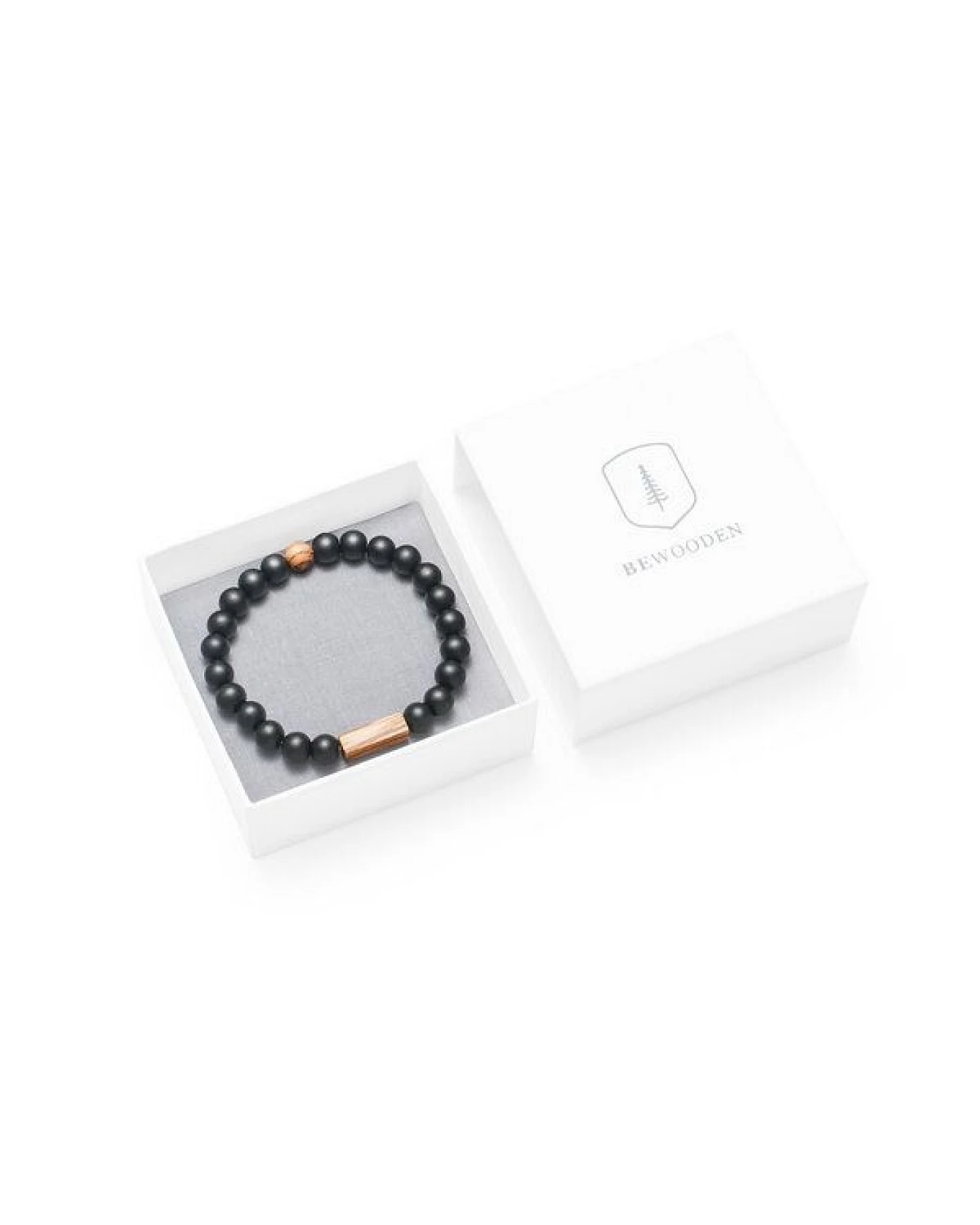 BeWooden Perlenarmband Nox Zebrano Bracelet – Ansicht 2